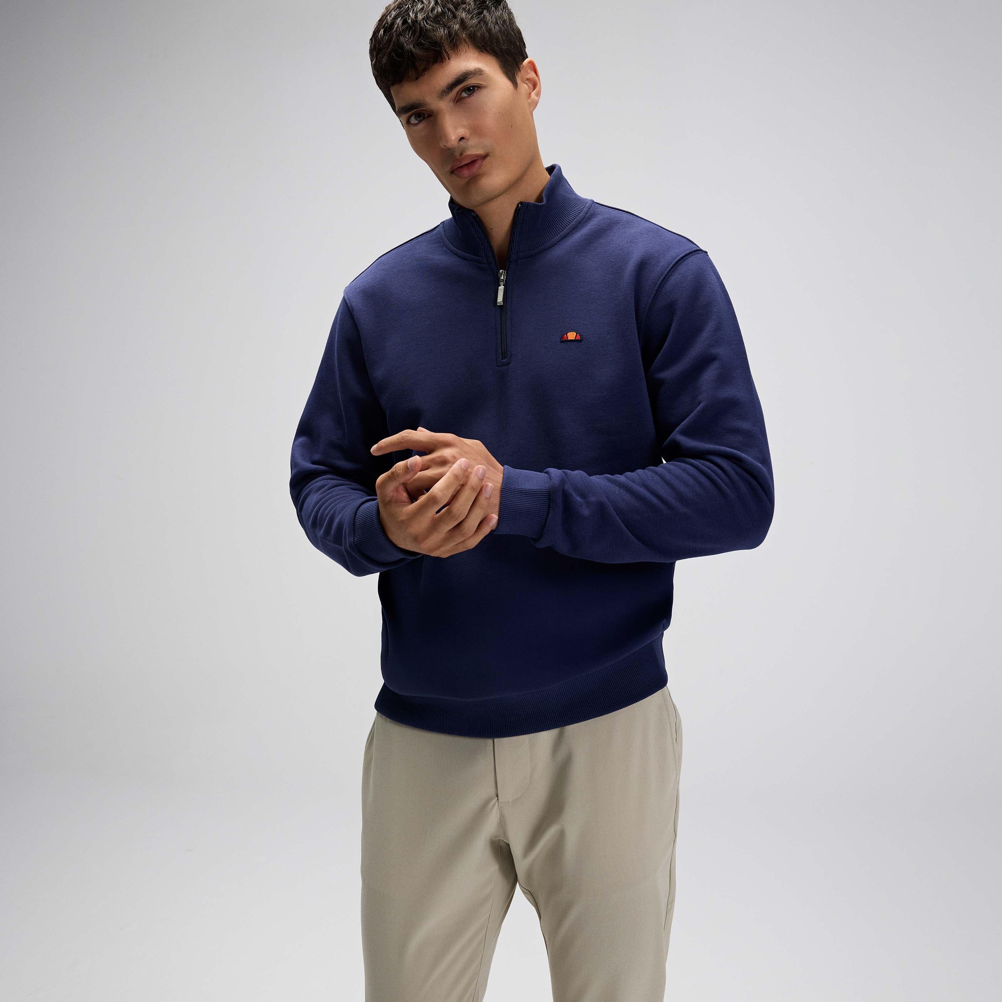 Ellesse Erkek Yarım Fermuarlı Sweat EM580-NV
