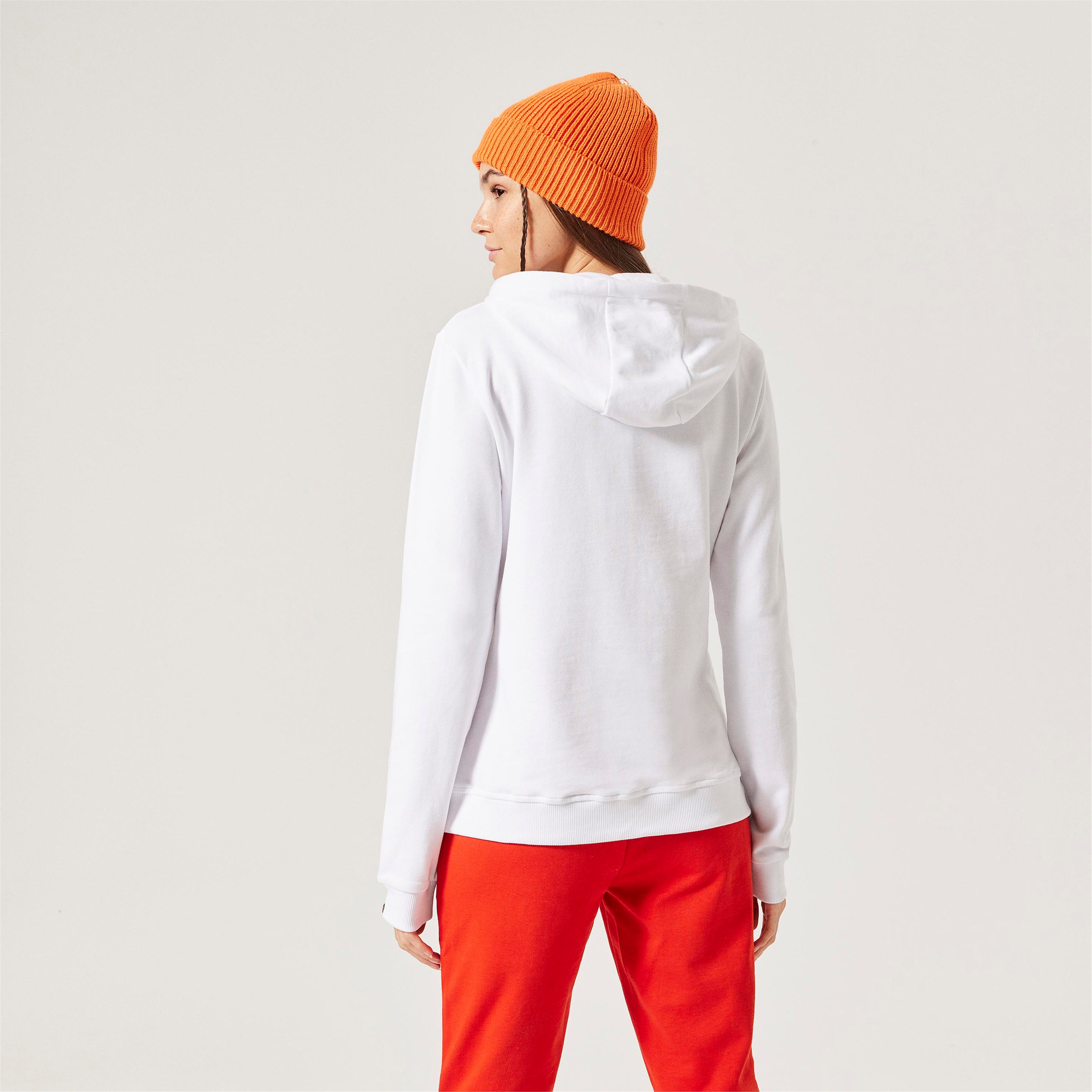 ellesse Kadın Beyaz Kapüşonlu Sweatshirt F021-WT