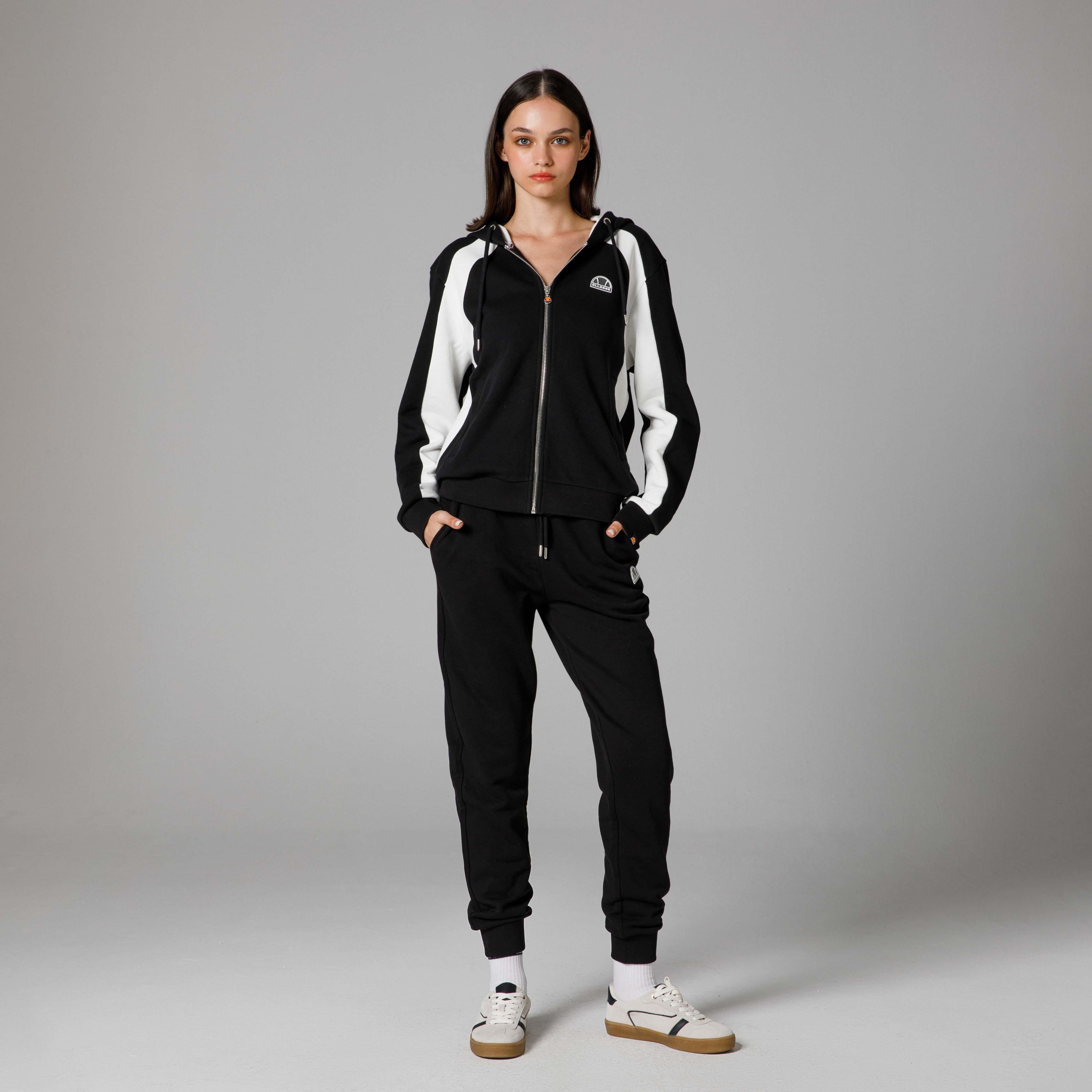 Ellesse Fermuarlı Kapüşonlu Kadın Sweat EF198-BK