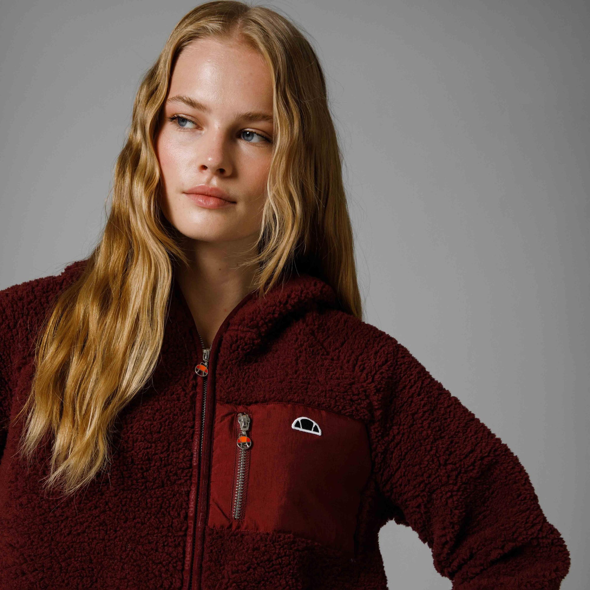 Ellesse Fermuarlı Kapüşonlu Kadın Ceket EF169-BRD