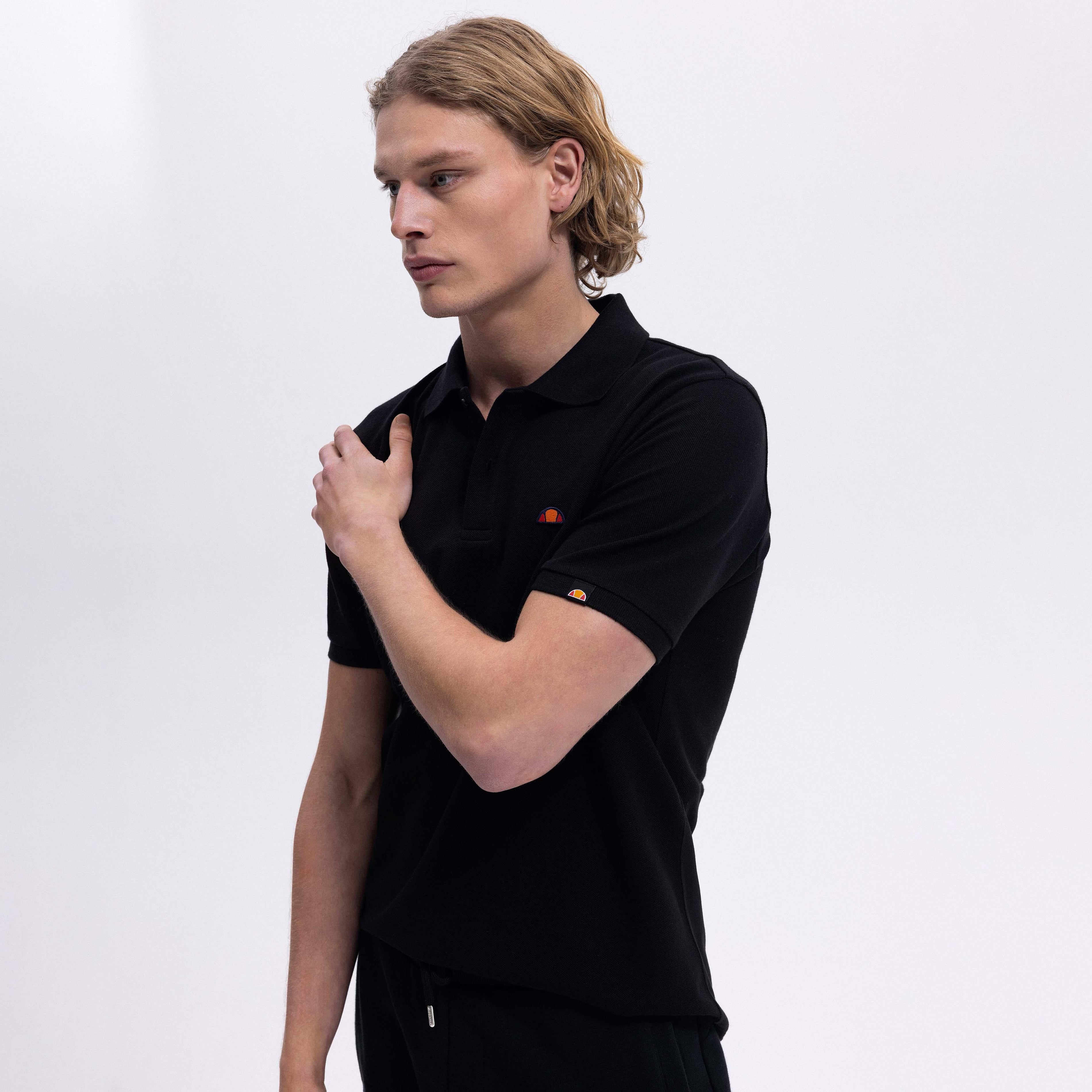 Ellesse Erkek Polo Yaka Tişört EM460-BK