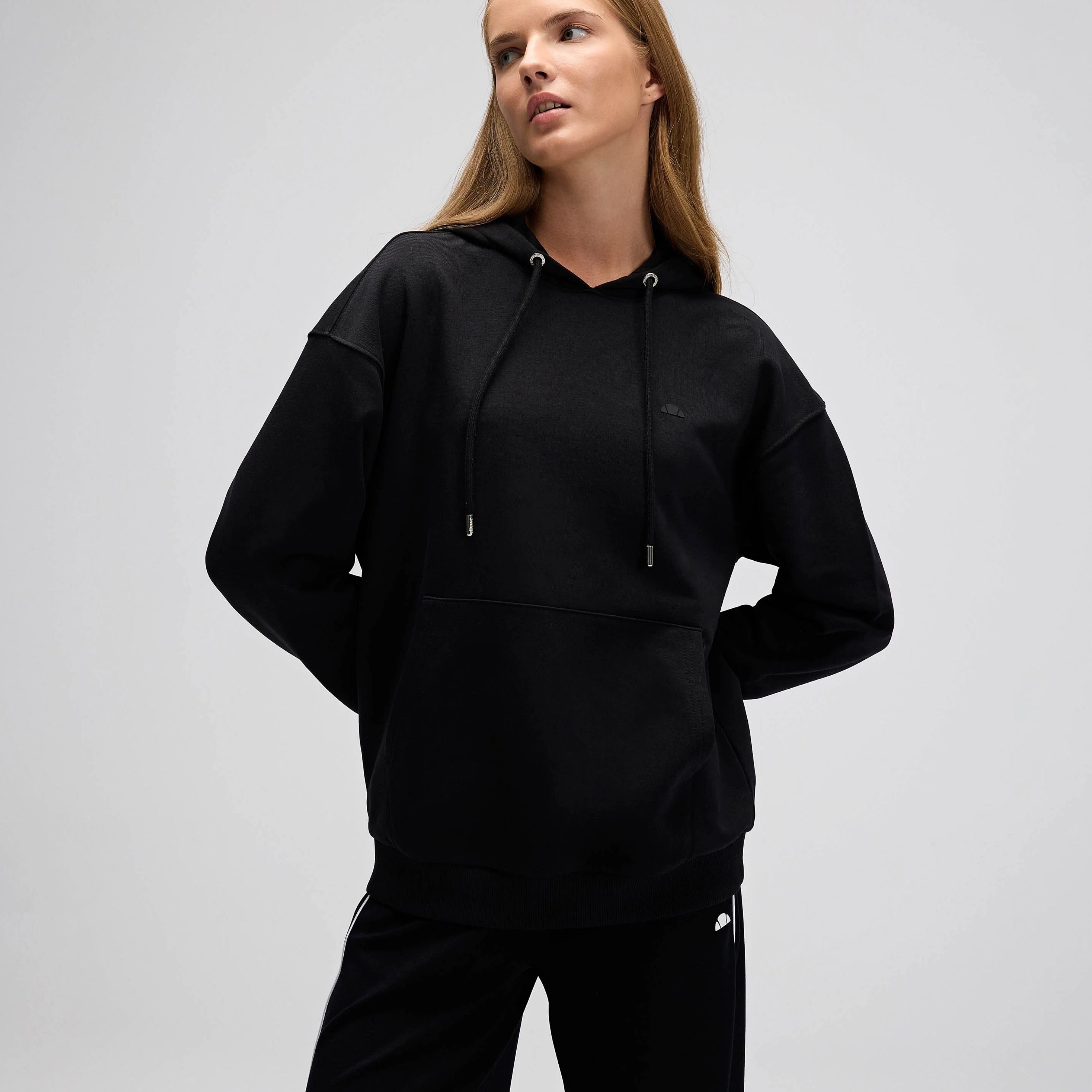 Ellesse Kadın Kapüşonlu Sweatshirt EF526-BK