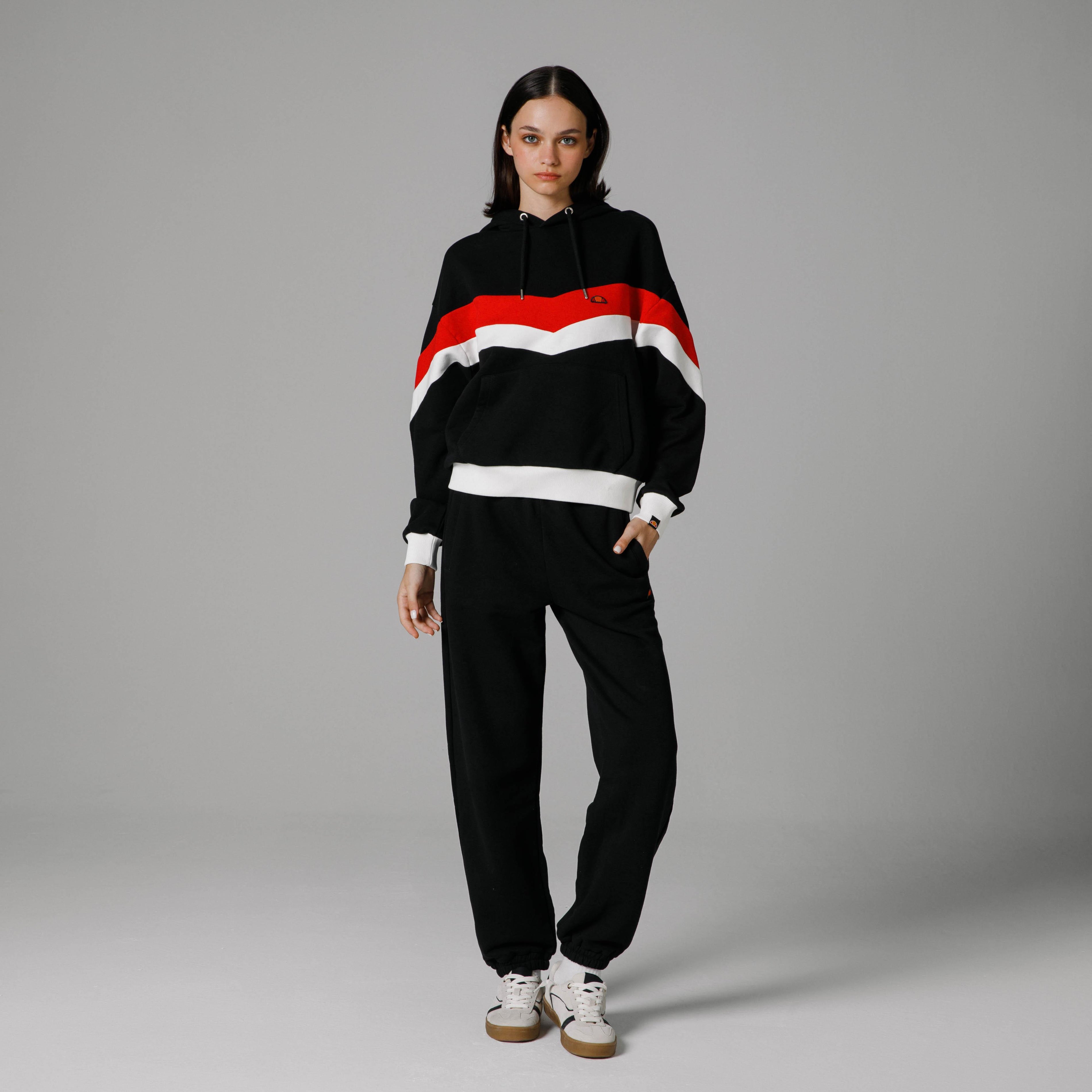 Ellesse Oversize Kapüşonlu Kadın Sweat EF178-BK