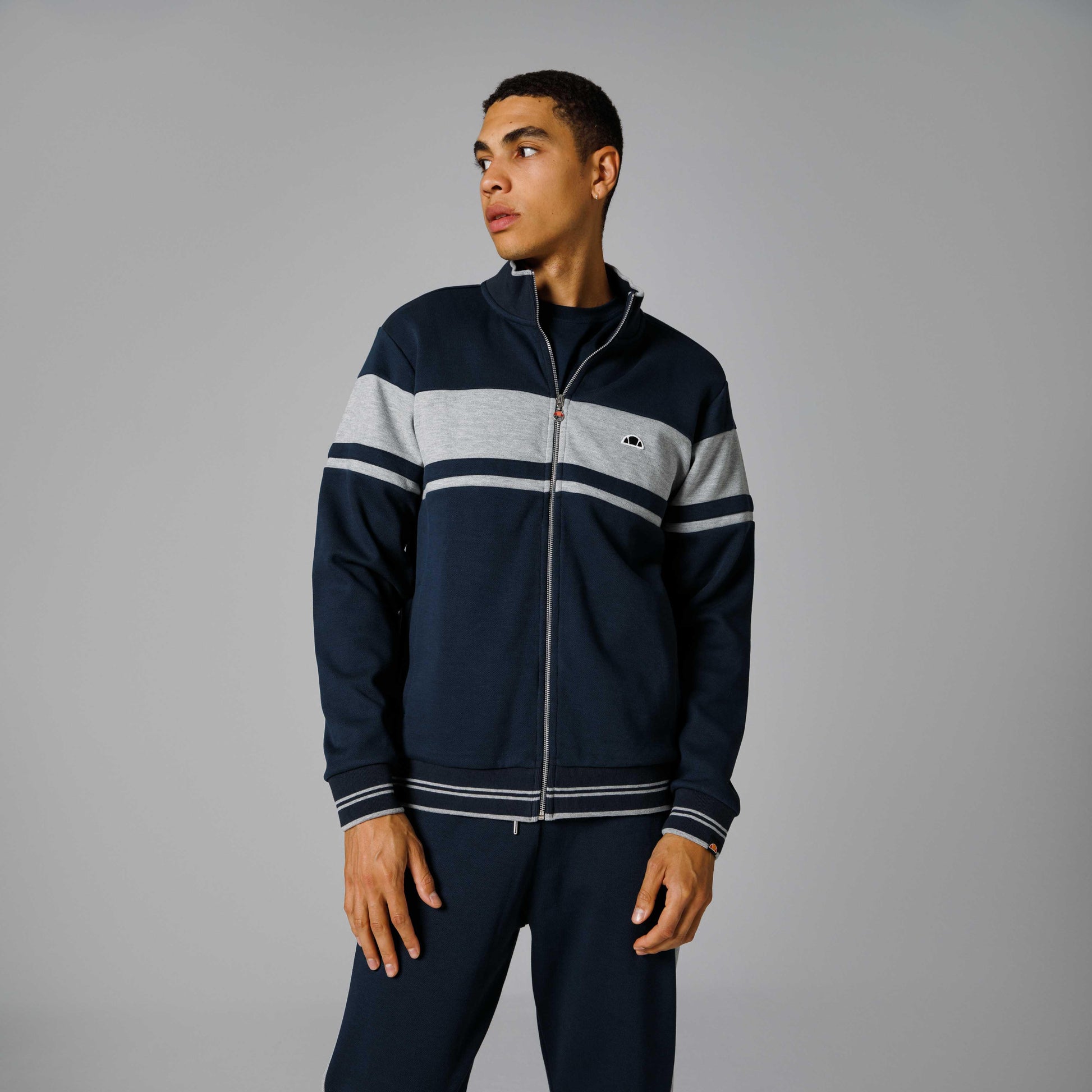 Ellesse Fermuarlı Erkek Sweatshirt EM209-NV