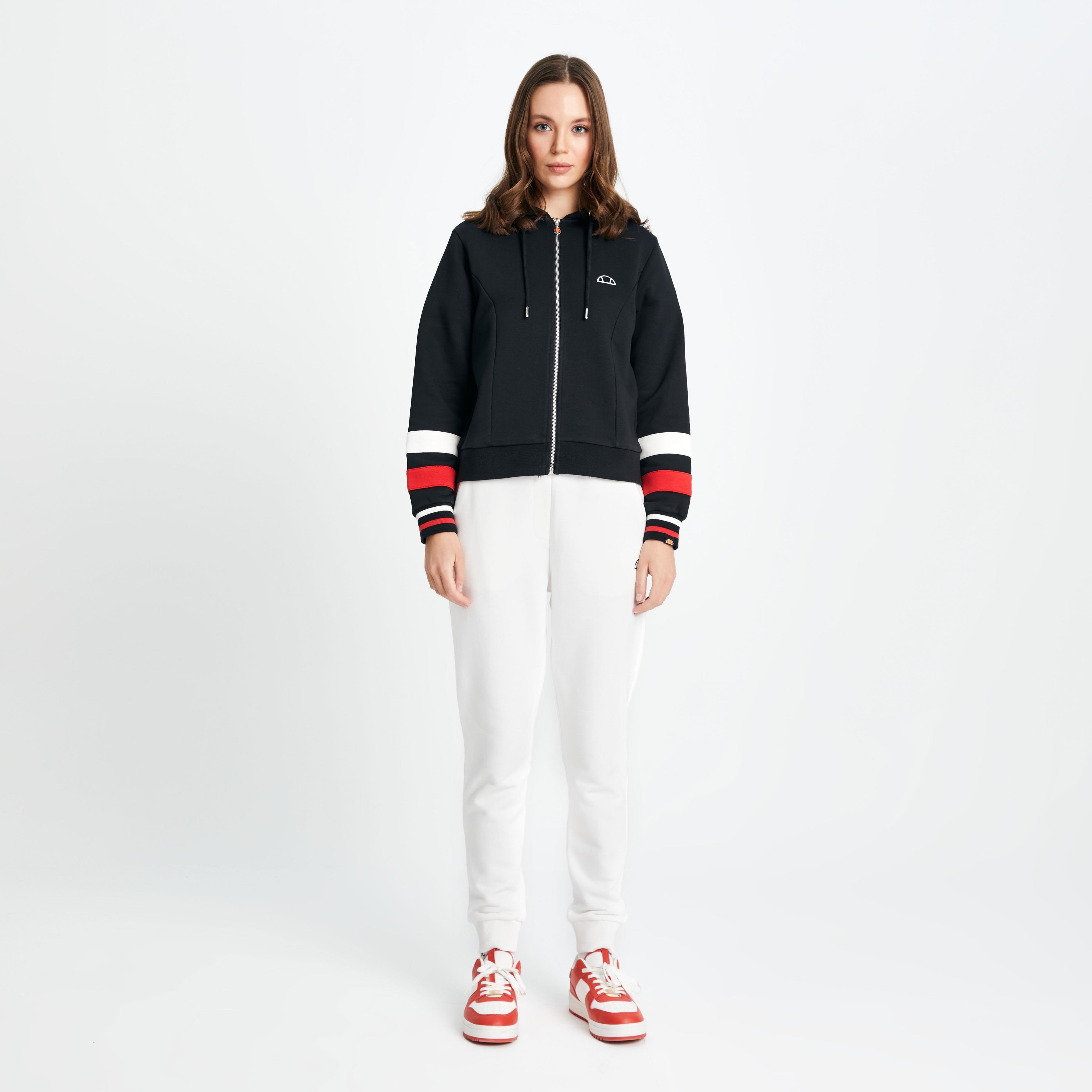 Ellesse Kadın Fermuarlı Sweat EF112-BK