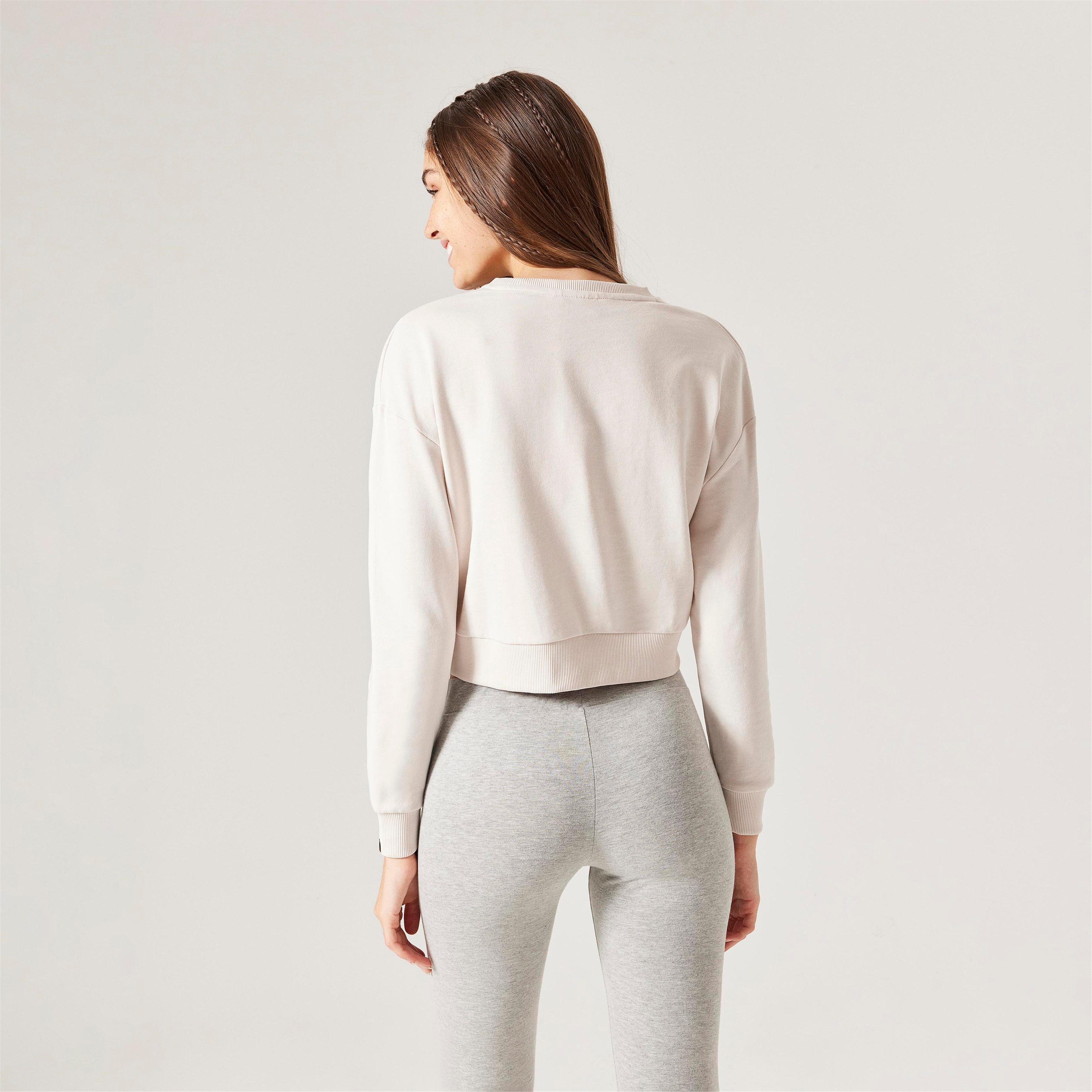 ellesse Kadın Kırık Beyaz Sweatshirt F017-OF