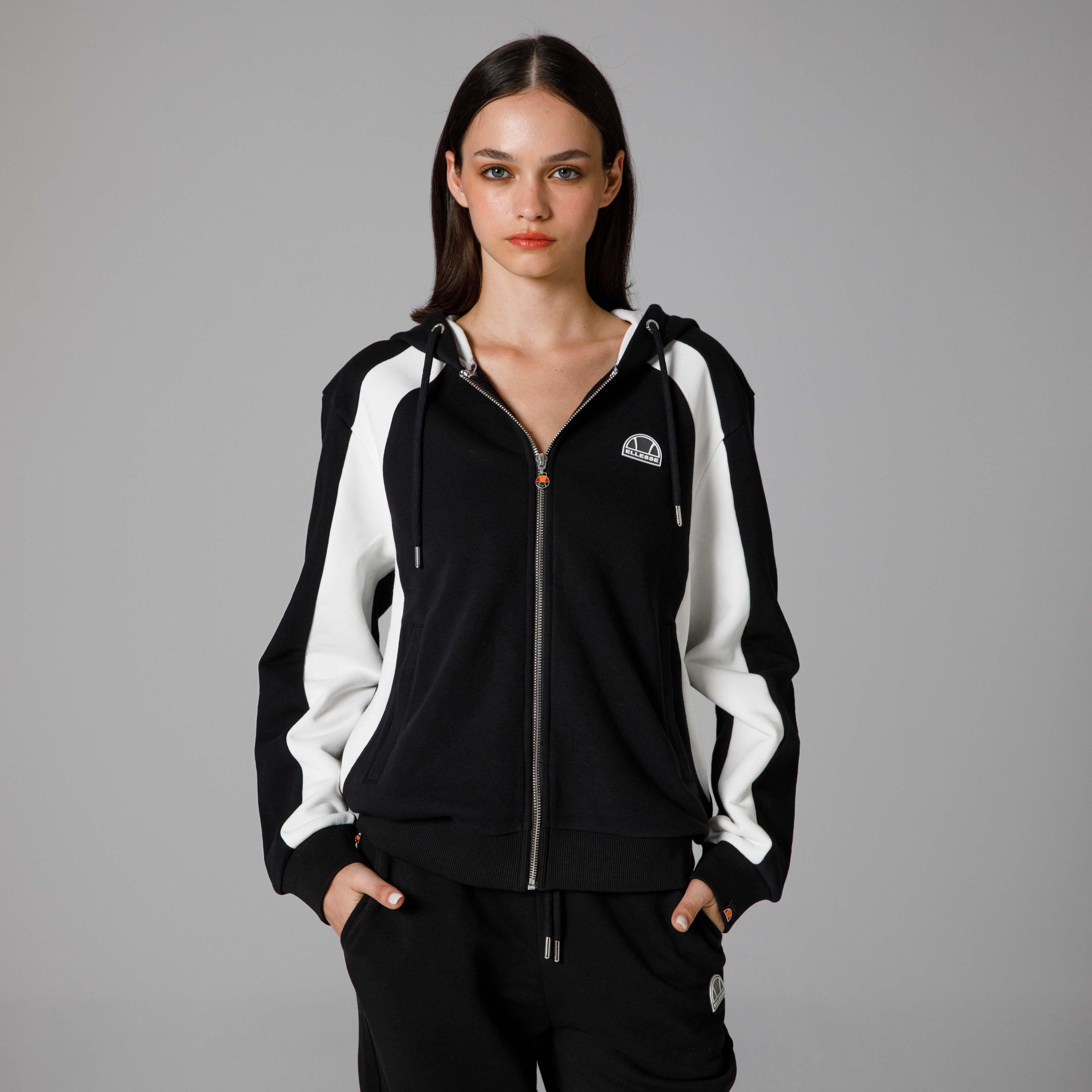Ellesse Fermuarlı Kapüşonlu Kadın Sweat EF198-BK