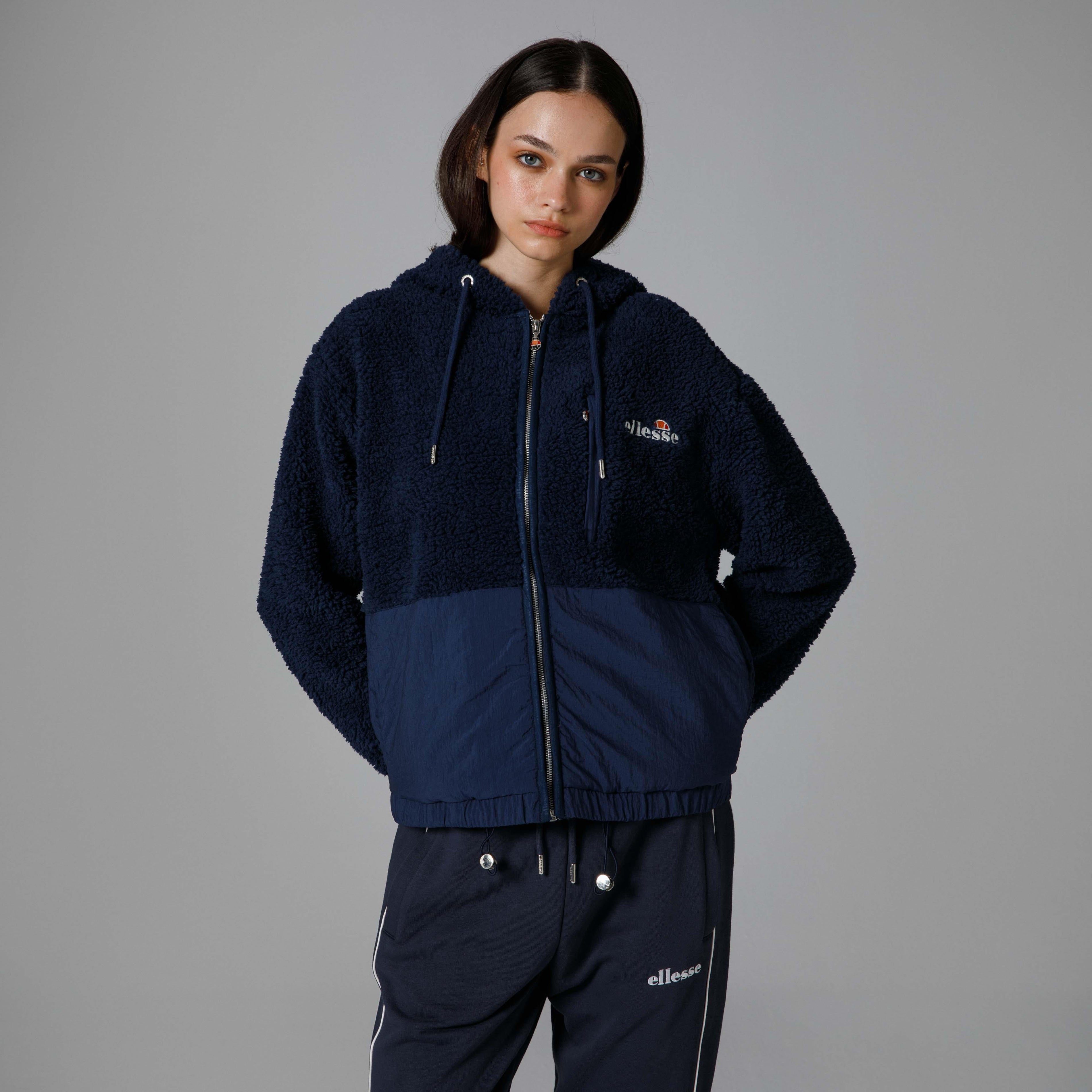 Ellesse Fermuarlı Kapüşonlu Kadın Ceket EF181-NV