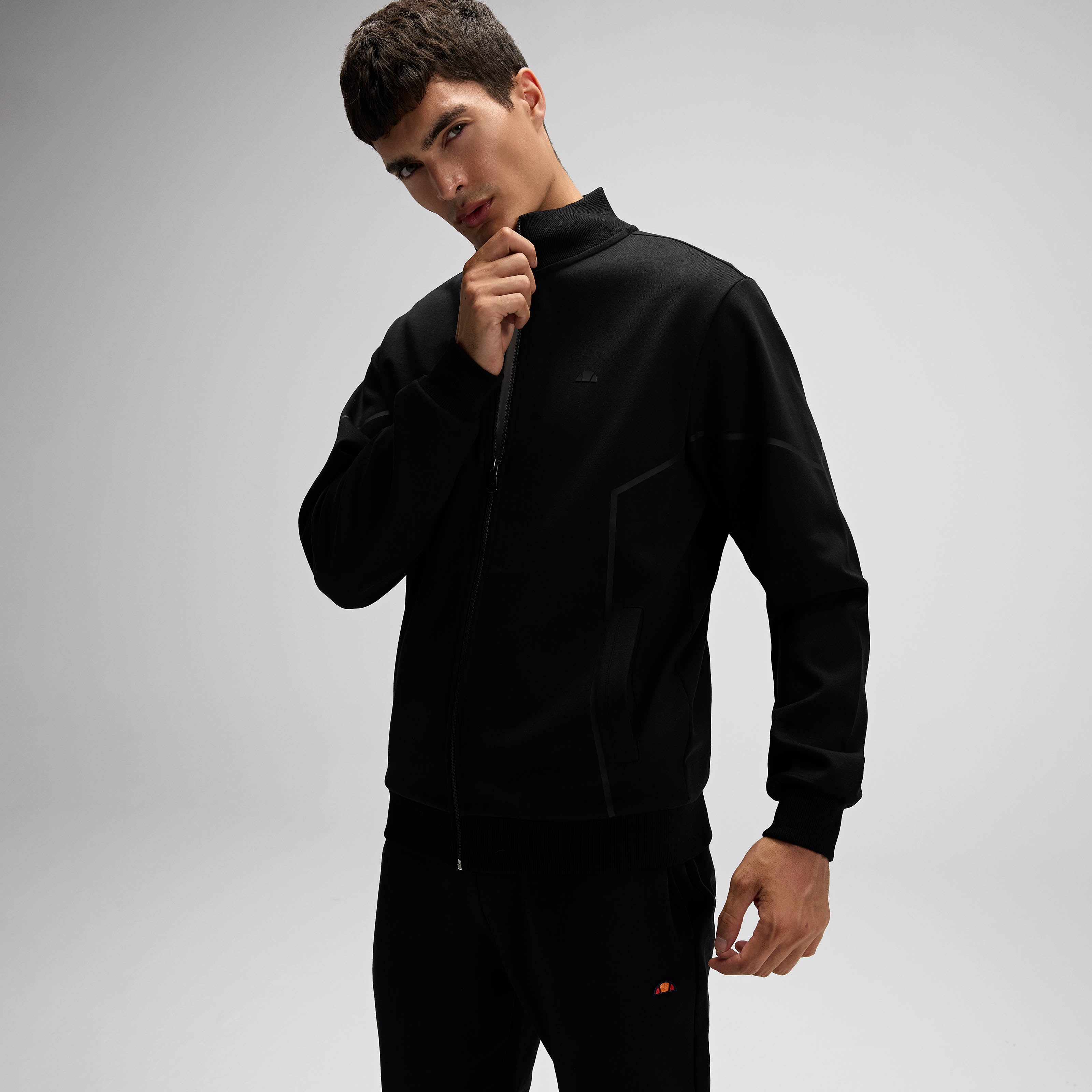 Ellesse Erkek Fermuarlı Sweat EM545-BK