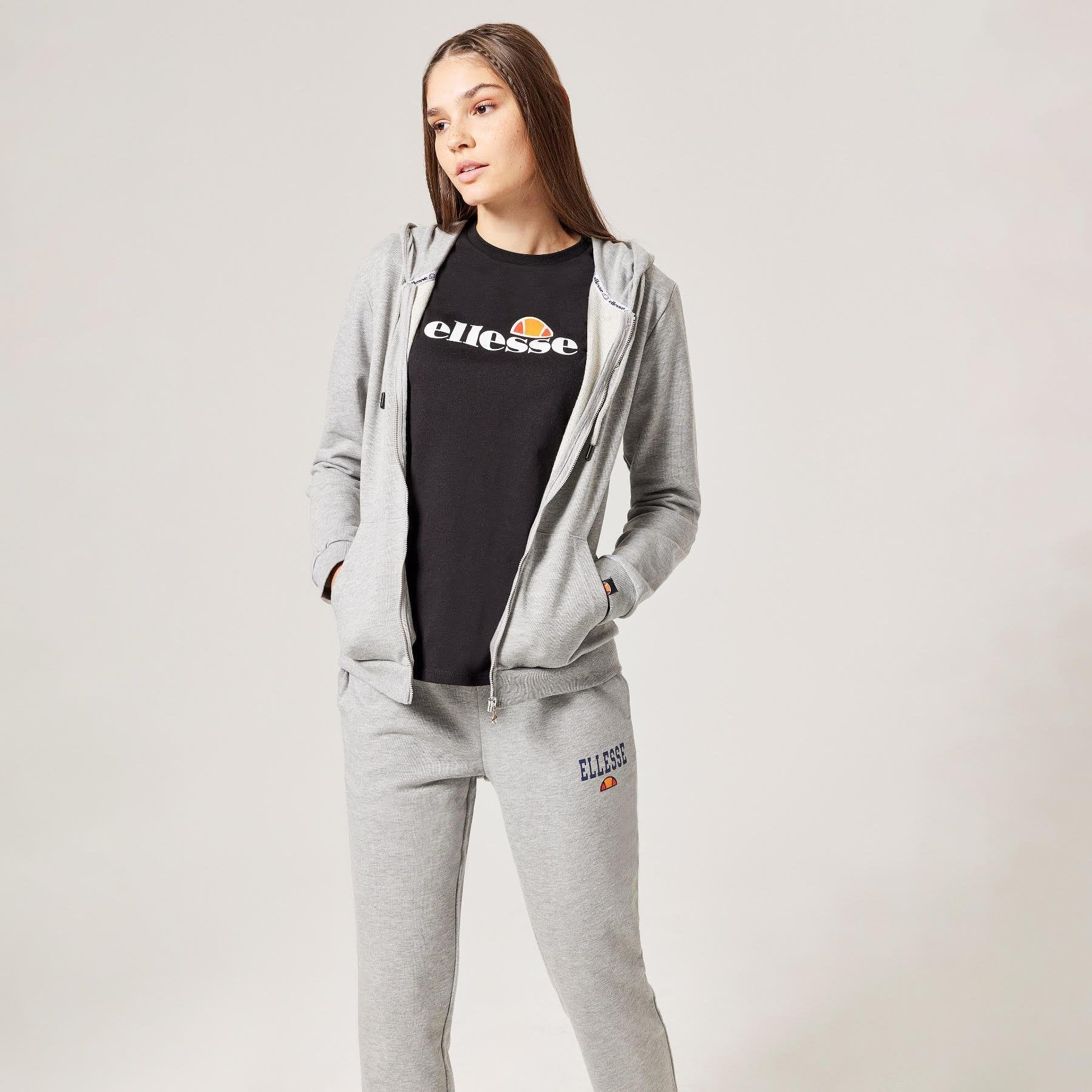ellesse Kadın Gri Fermuarlı Sweatshirt F025-GR