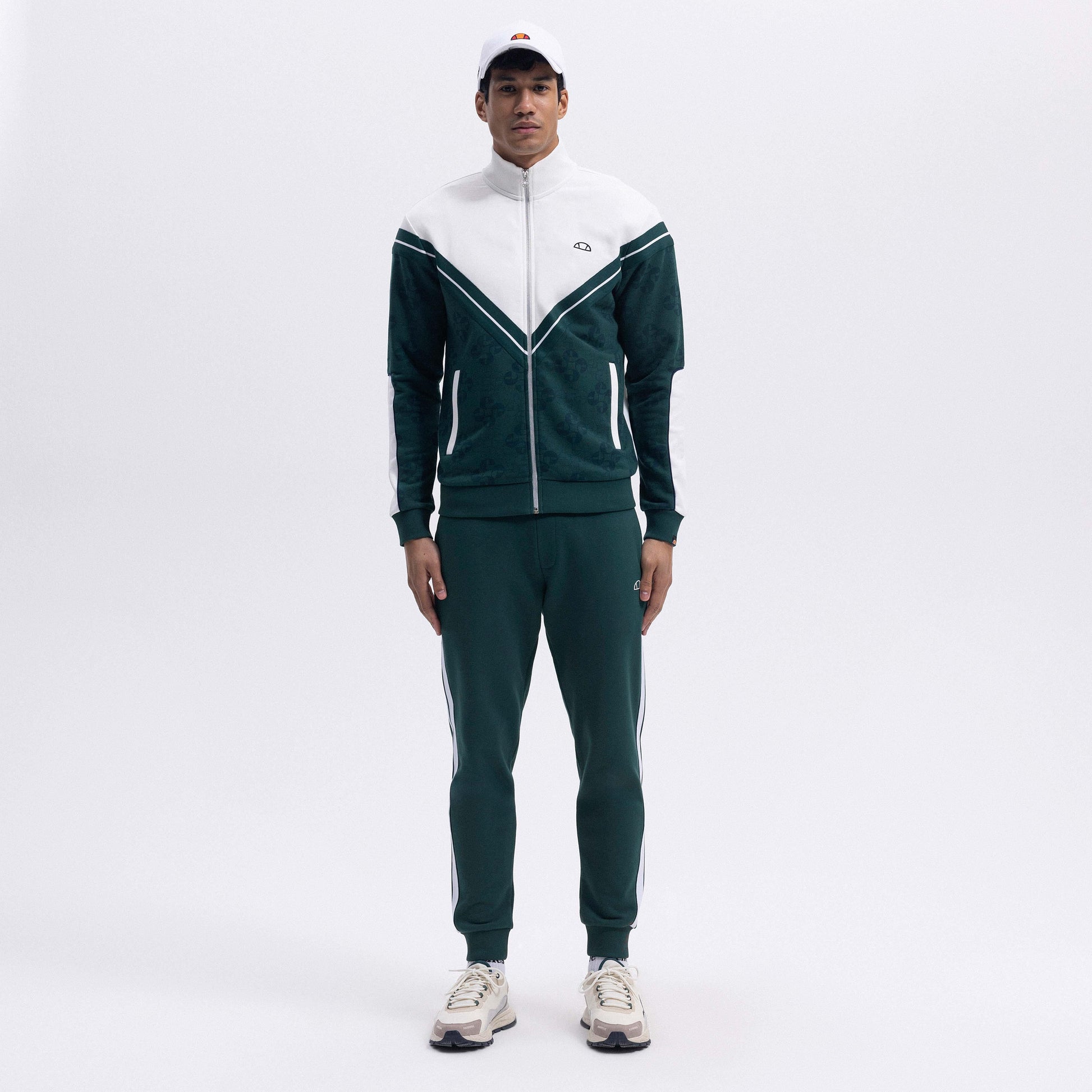 Ellesse Erkek Fermuarlı Sweat EM354-GRN