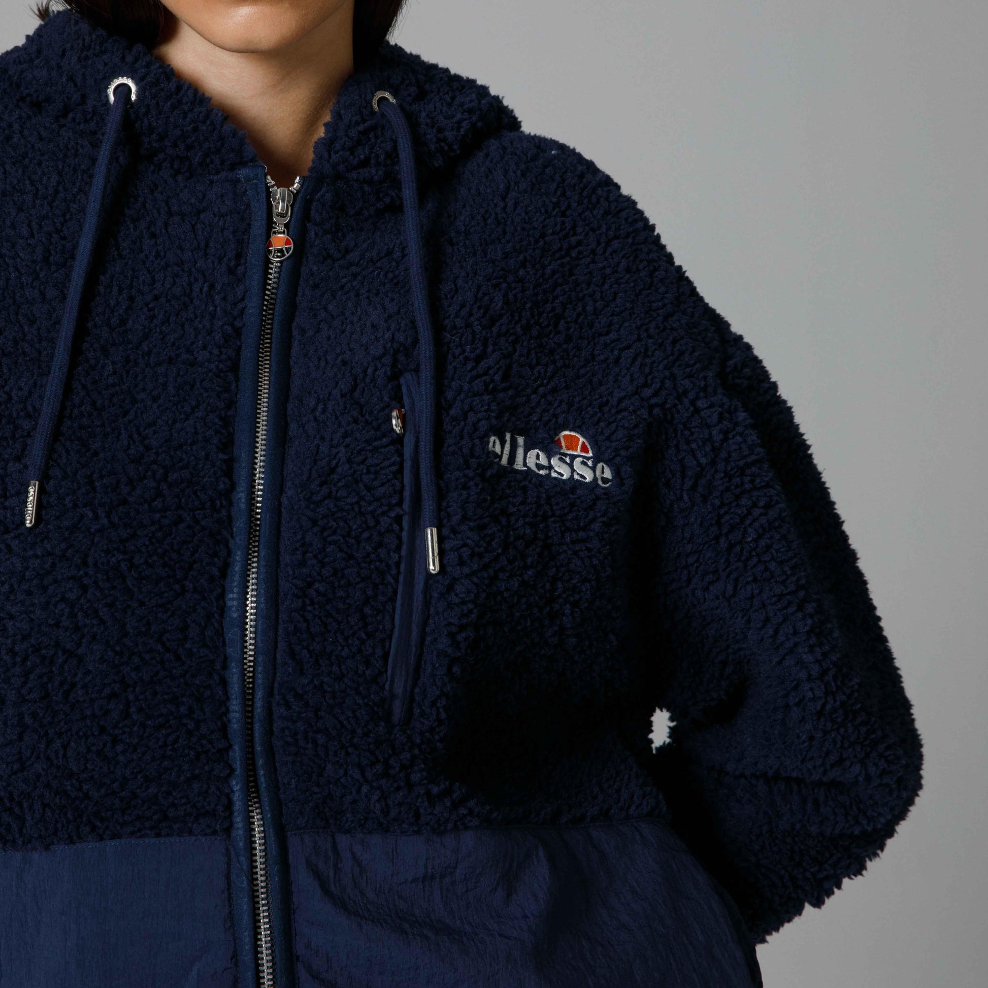 Ellesse Fermuarlı Kapüşonlu Kadın Ceket EF181-NV