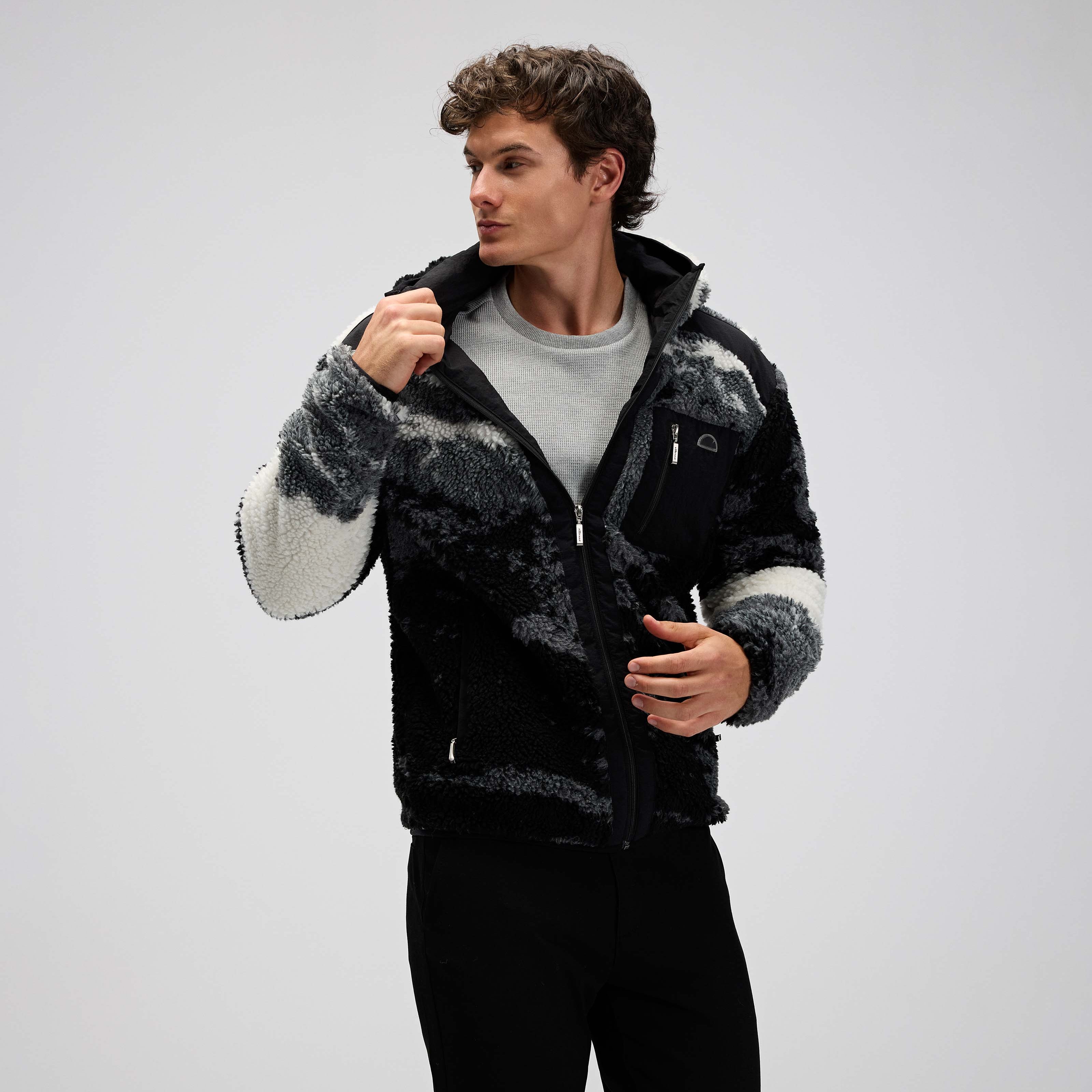 Ellesse Erkek Fermuarlı Kapüşonlu Sweat EM516-GI