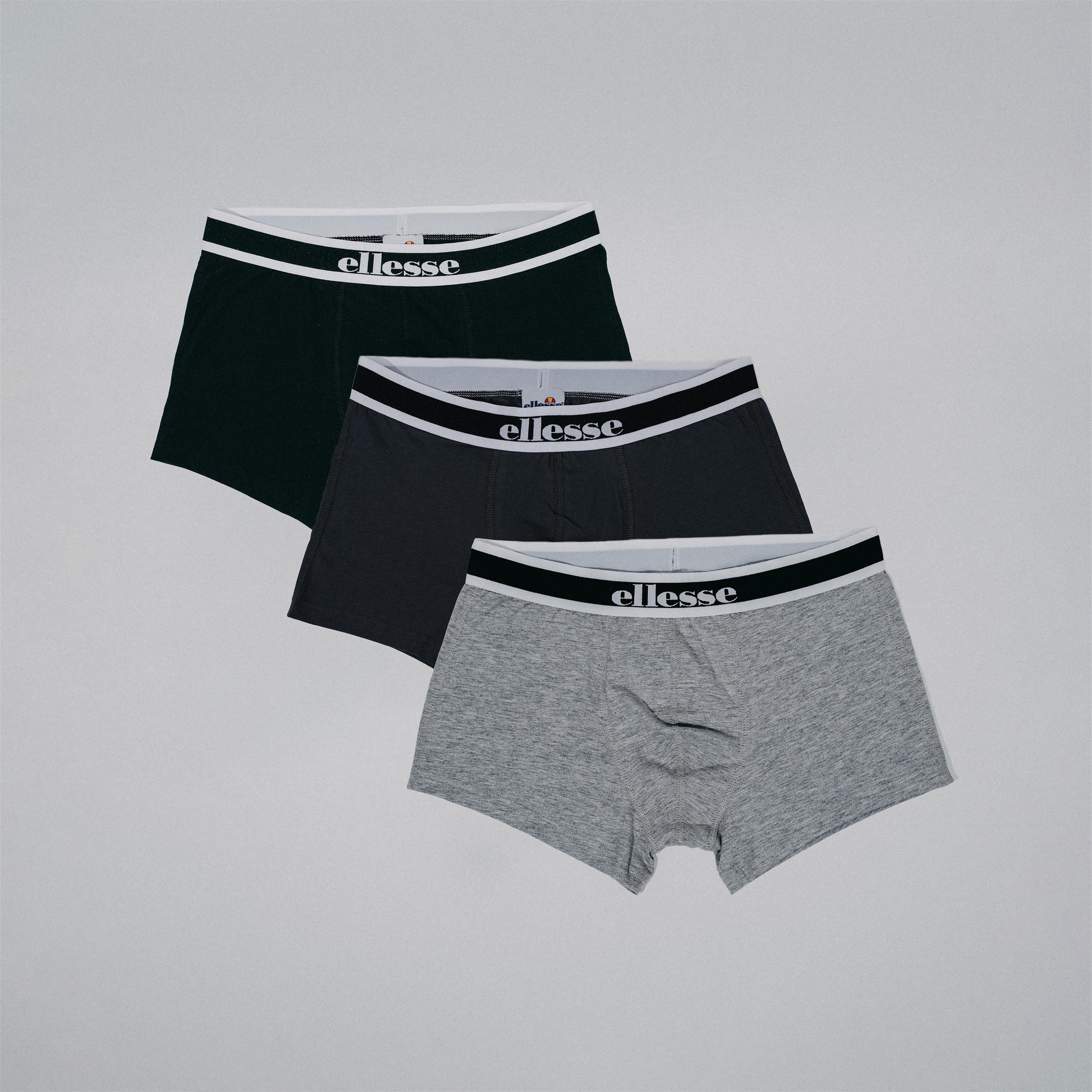 ellesse Erkek Boxer 3lü Paket B002-BKGRAN