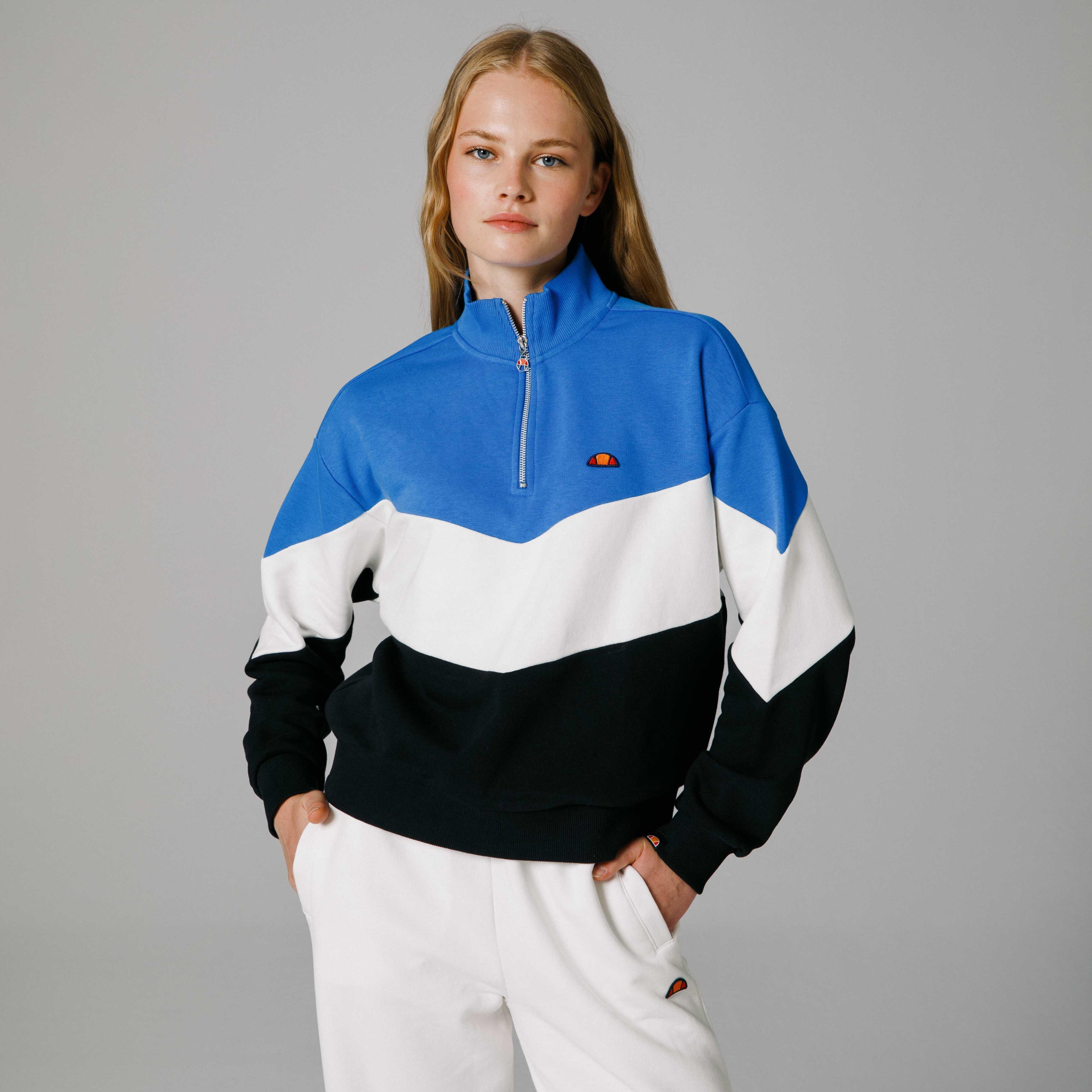 Ellesse Yarım Fermuarlı Kadın Sweat EF176-BK