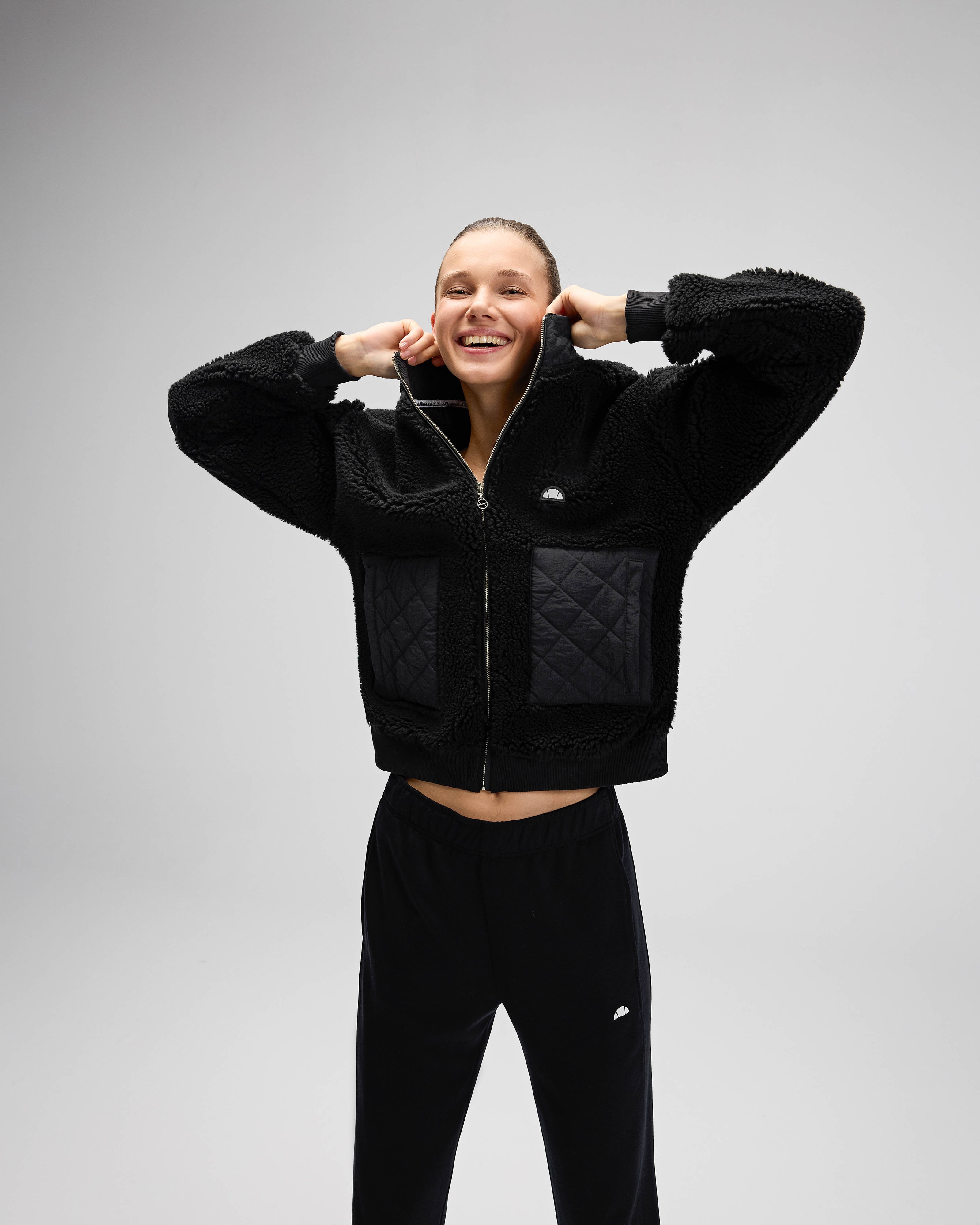 ella eLLa ブルゾン Ellesse Kadın Polar Mont EF525-BK – ellesse
