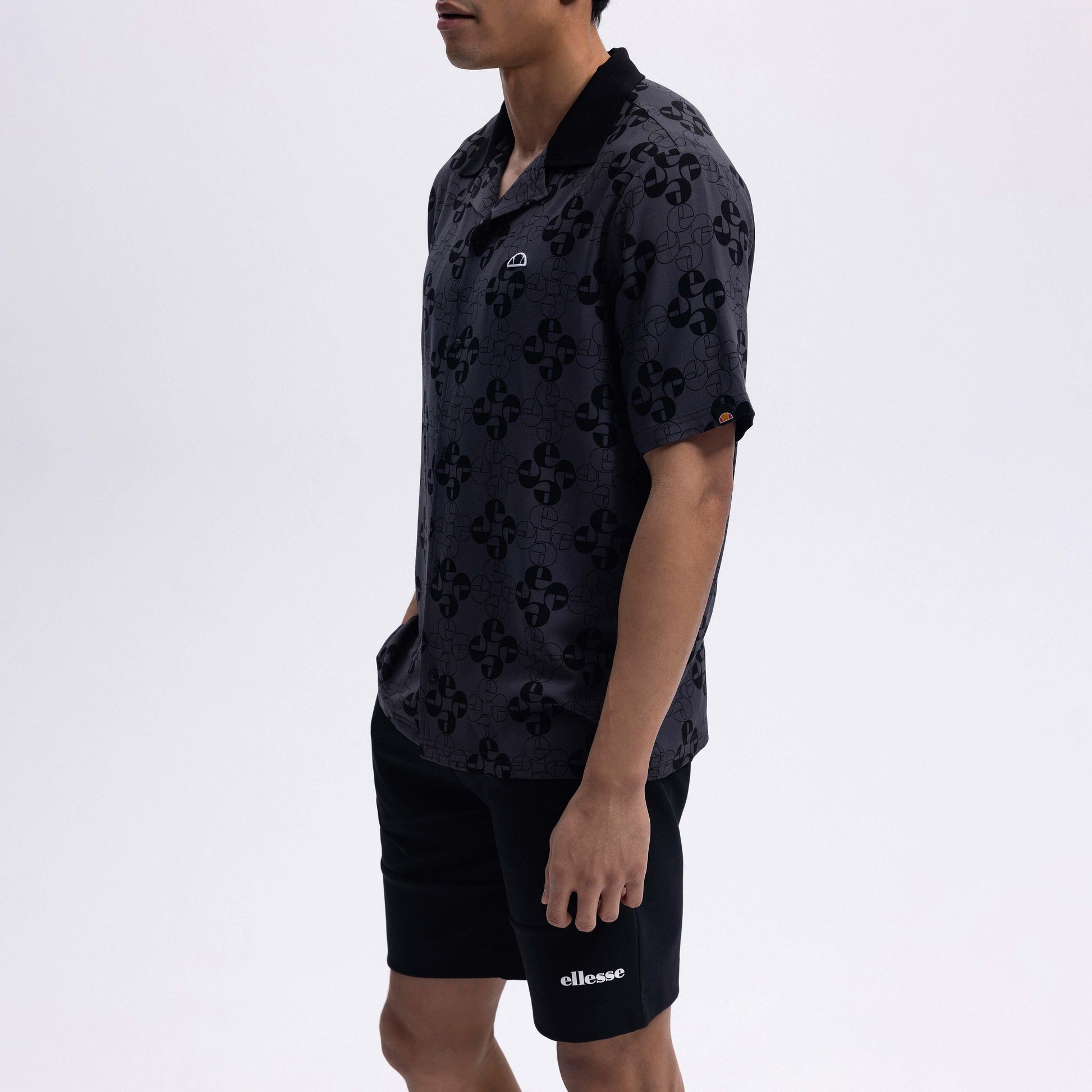 Ellesse Oversize Erkek Gömlek EM472-BK