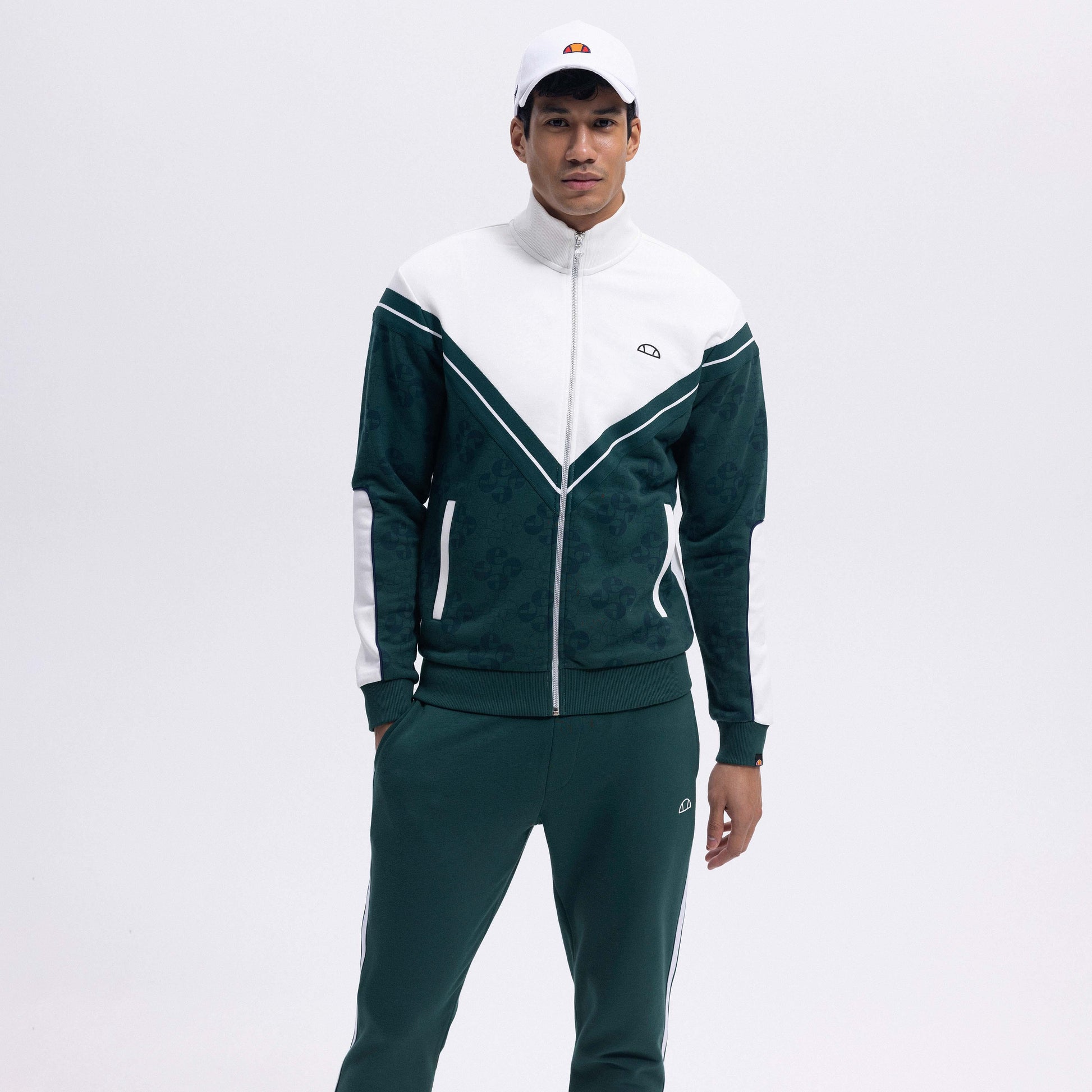 Ellesse Erkek Fermuarlı Sweat EM354-GRN