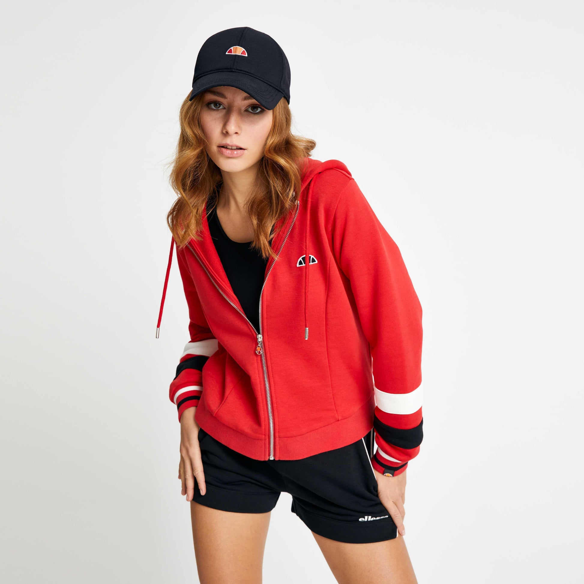 Ellesse Kadın Fermuarlı Sweat EF112-RD
