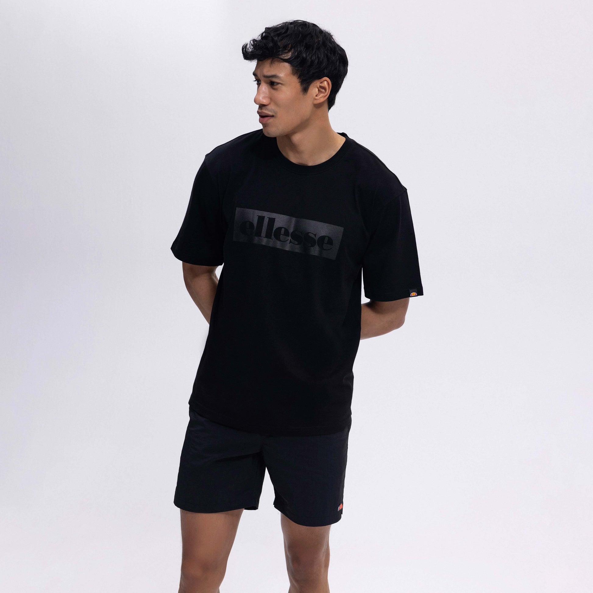 Ellesse Oversize Erkek Tişört EM390-BK