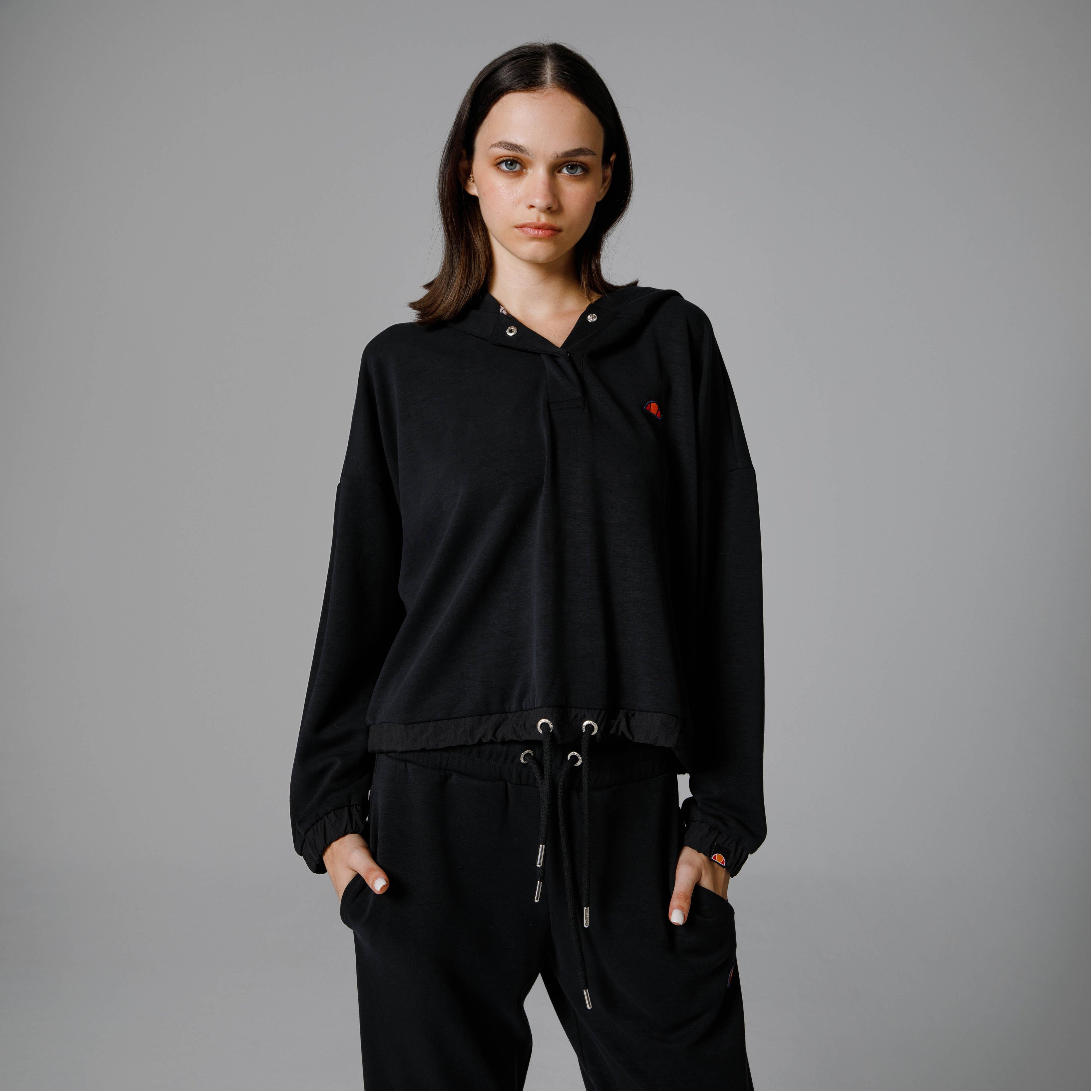 Ellesse Kapüşonlu Kadın Modal Sweat EF209-BK