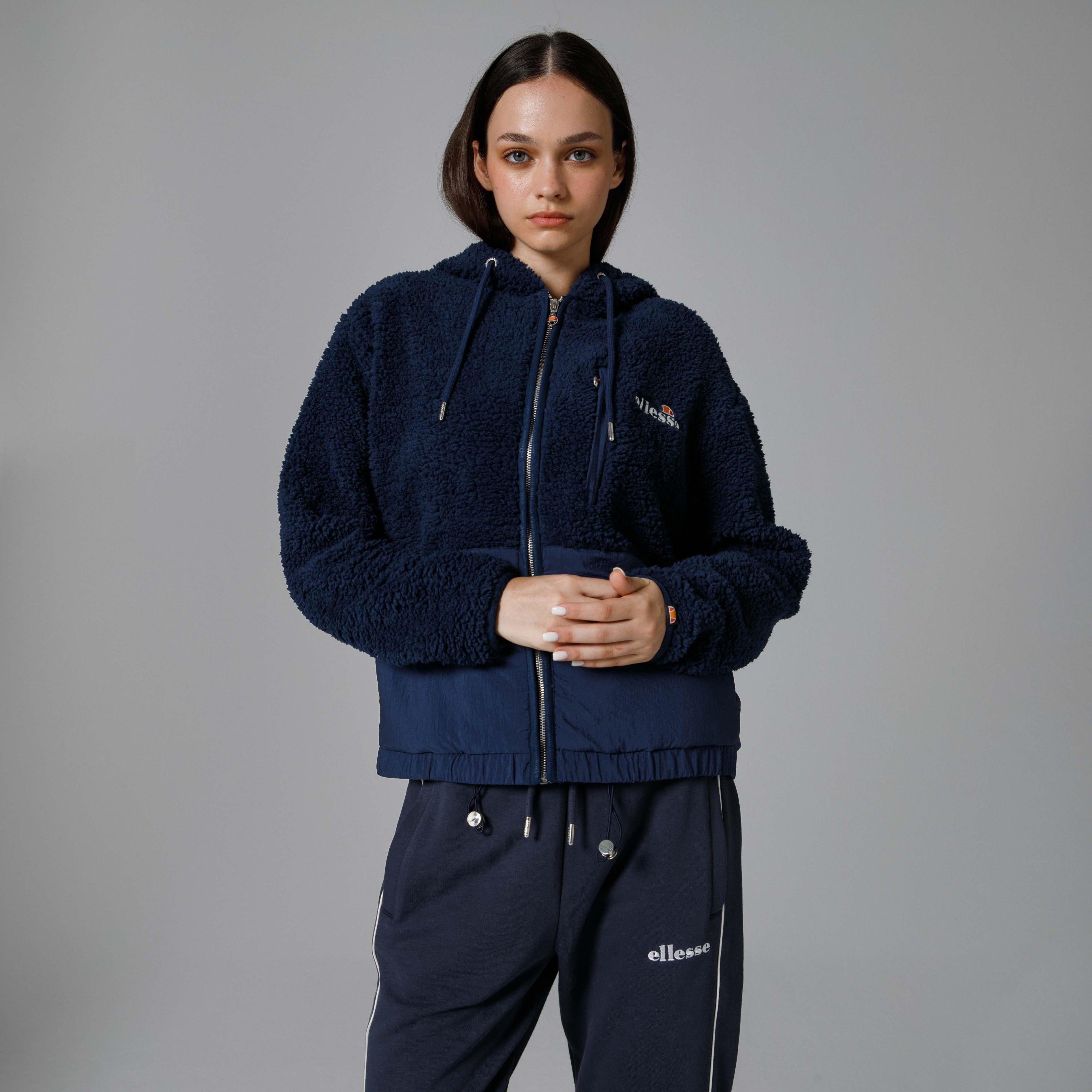 Ellesse Fermuarlı Kapüşonlu Kadın Ceket EF181-NV