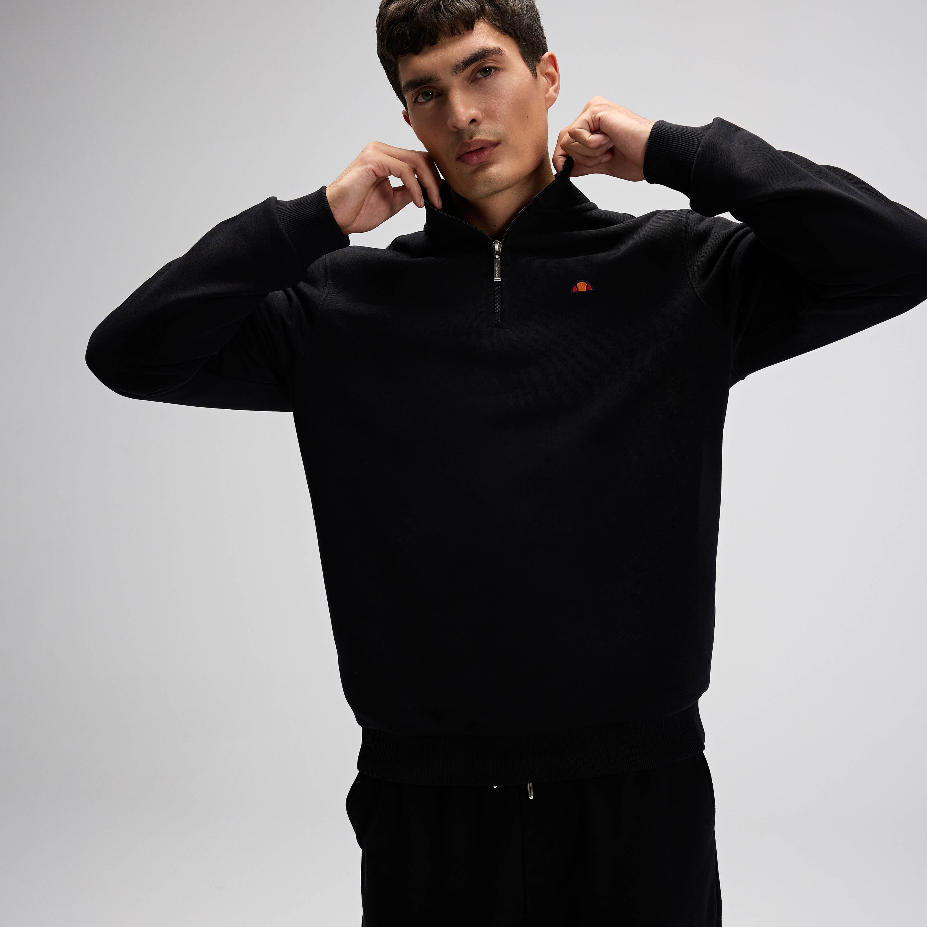 Ellesse Erkek Yarım Fermuarlı Sweat EM580-BK