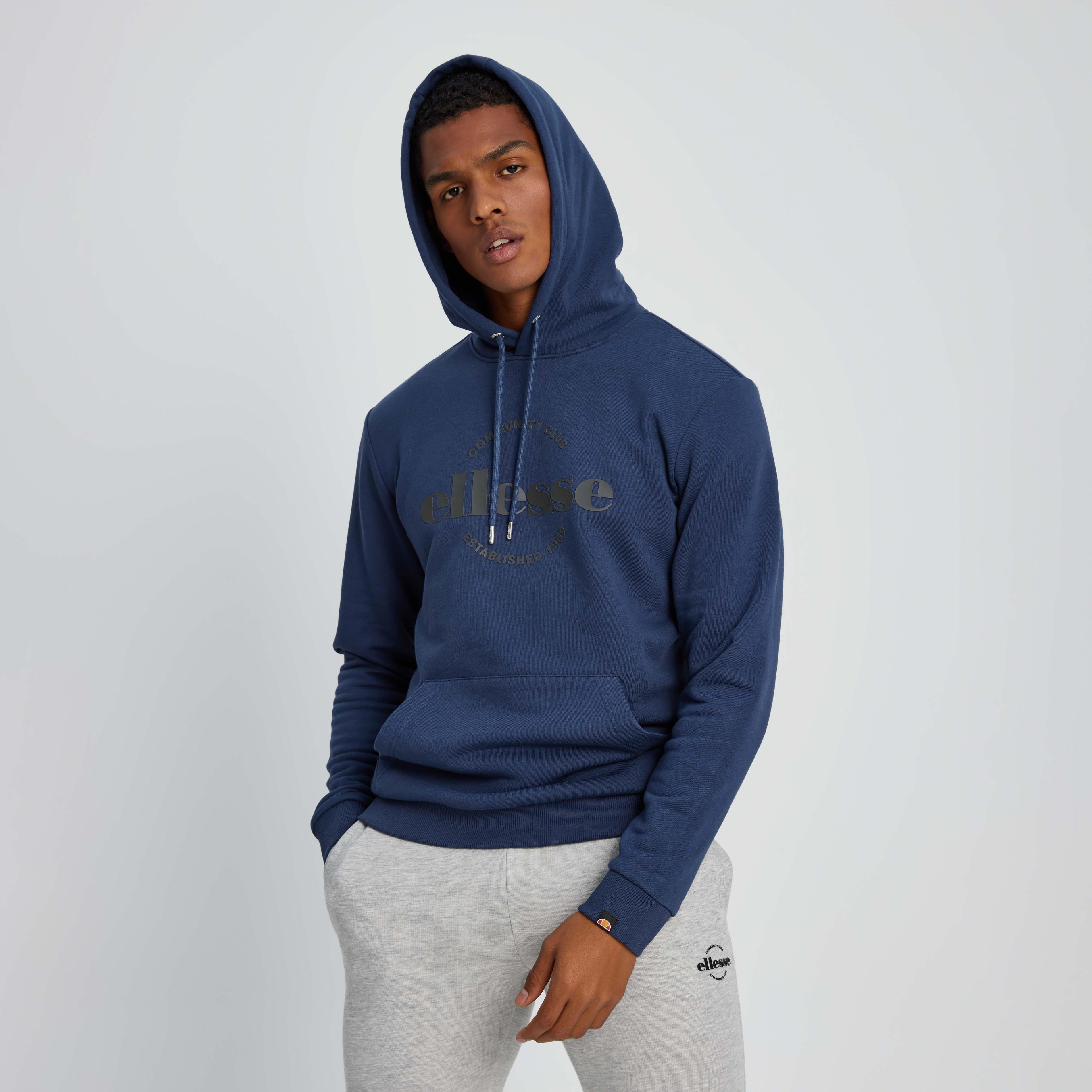 Ellesse Erkek Kapüşonlu Sweatshirt EM050-NV