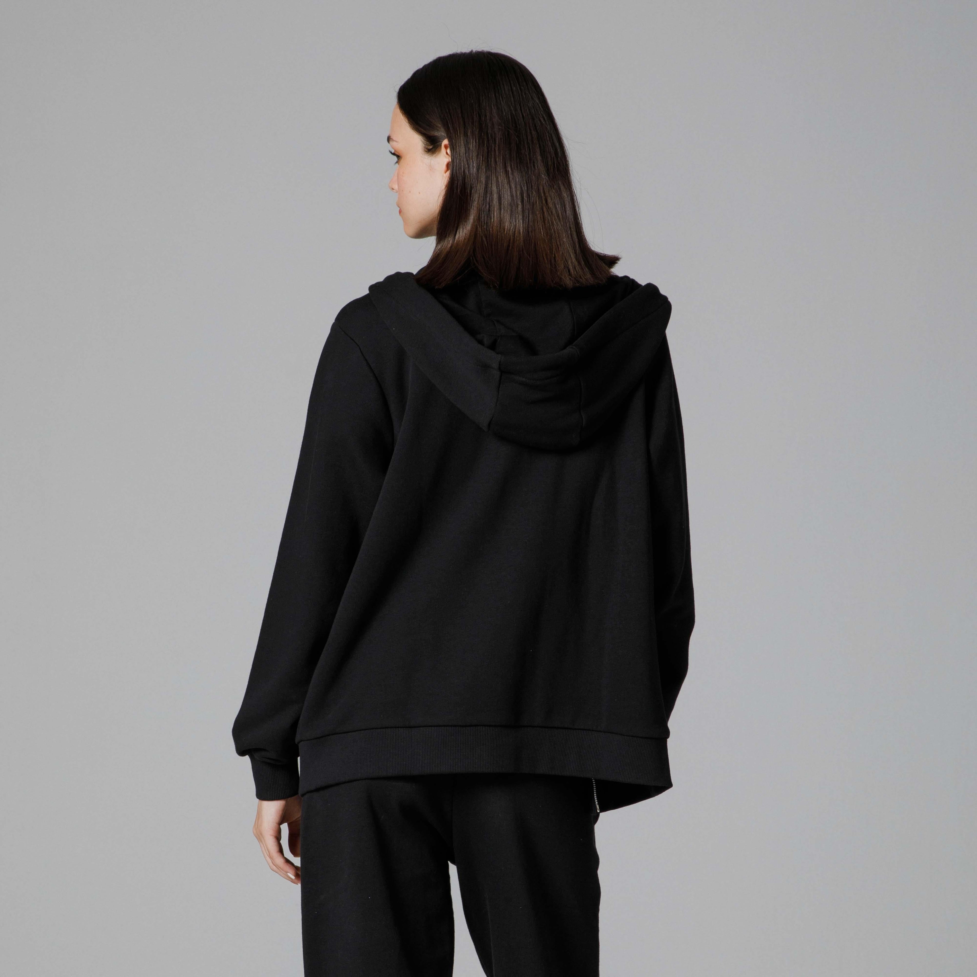 Ellesse Fermuarlı Kapüşonlu Kadın Sweat EF171-BK