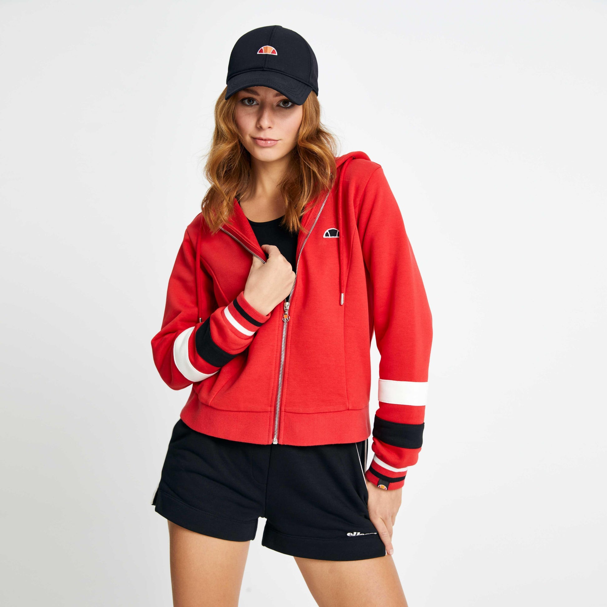 Ellesse Kadın Fermuarlı Sweat EF112-RD