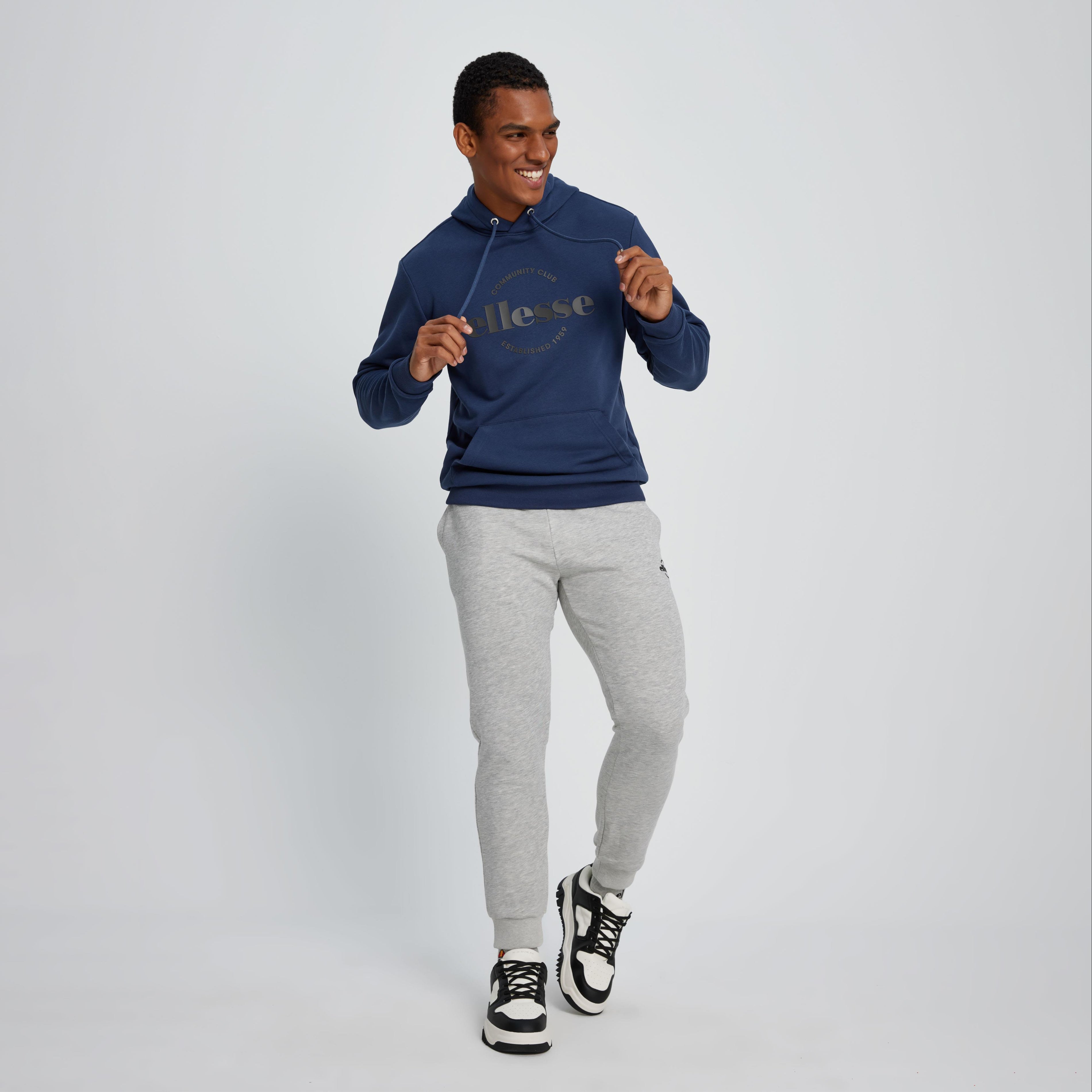 Ellesse Erkek Kapüşonlu Sweatshirt EM050-NV