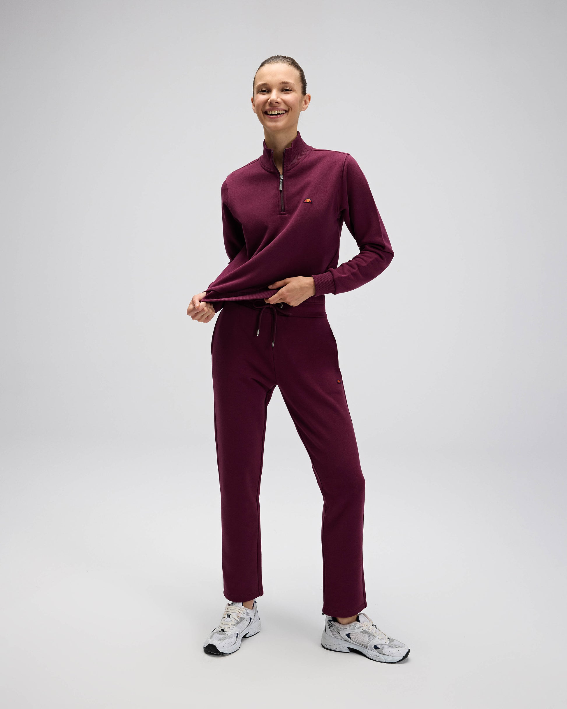 Ellesse Kadın Yarım Fermuarlı Sweat EF557-BRD