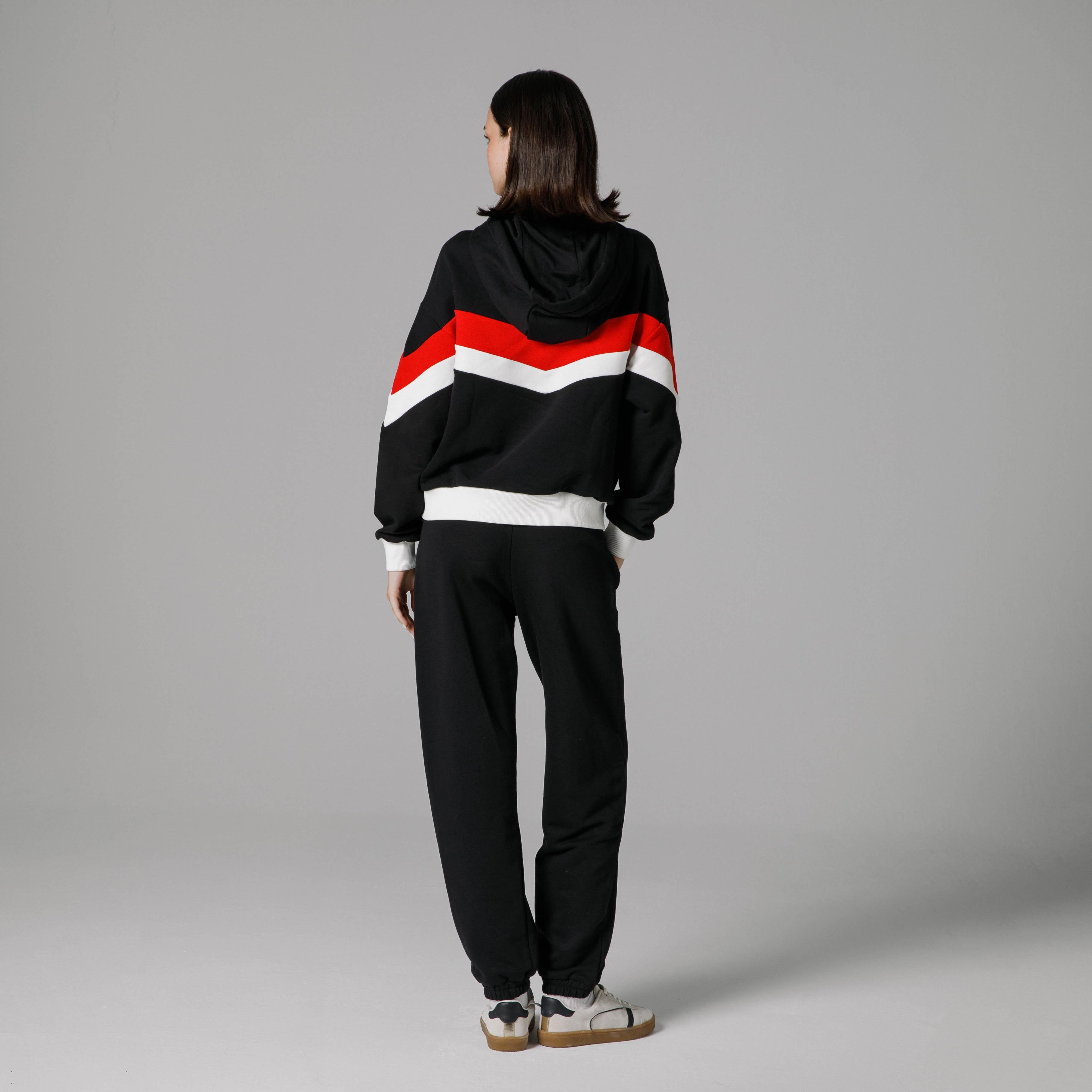 Ellesse Oversize Kapüşonlu Kadın Sweat EF178-BK