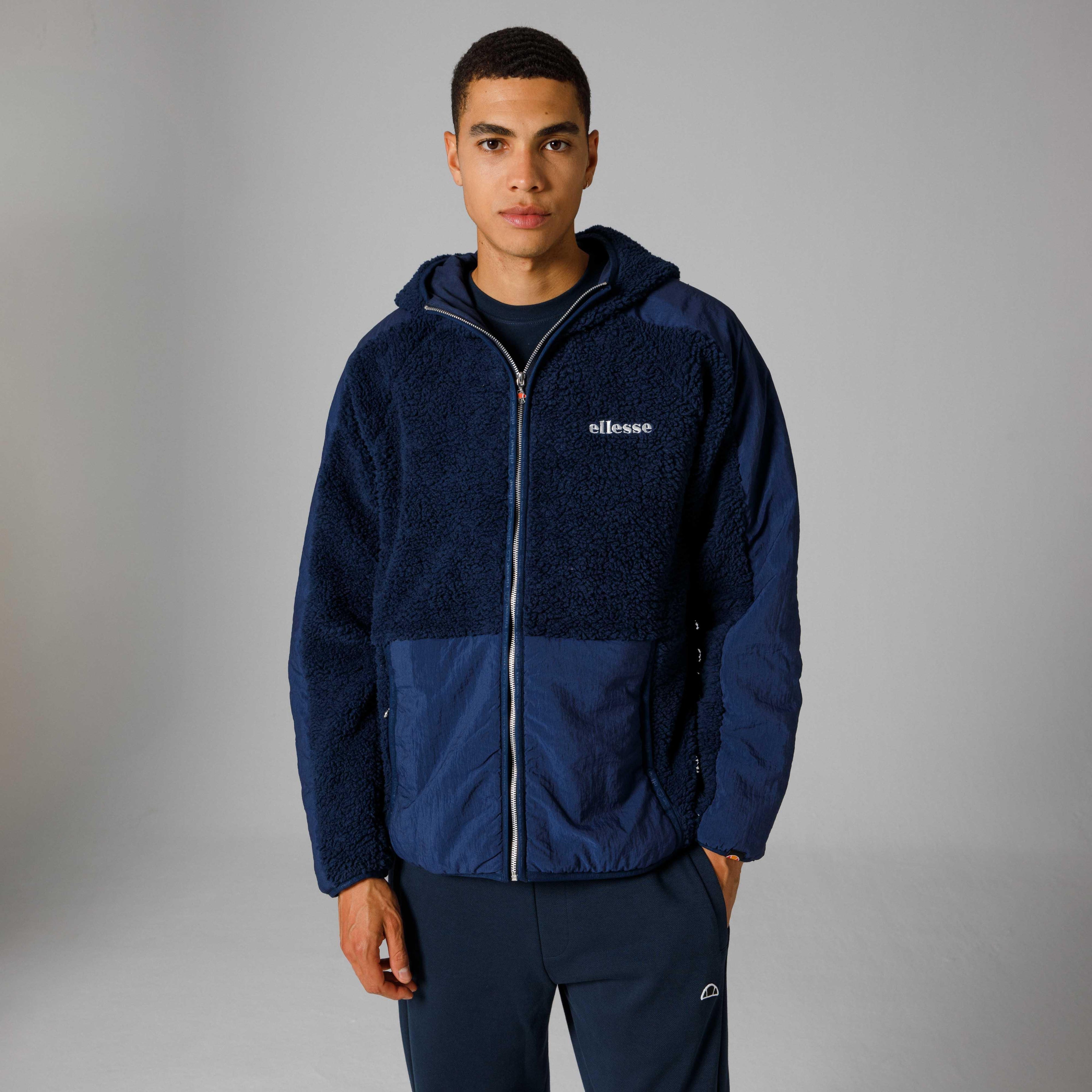 Ellesse Fermuarlı Kapüşonlu Erkek Ceket EM250-NV