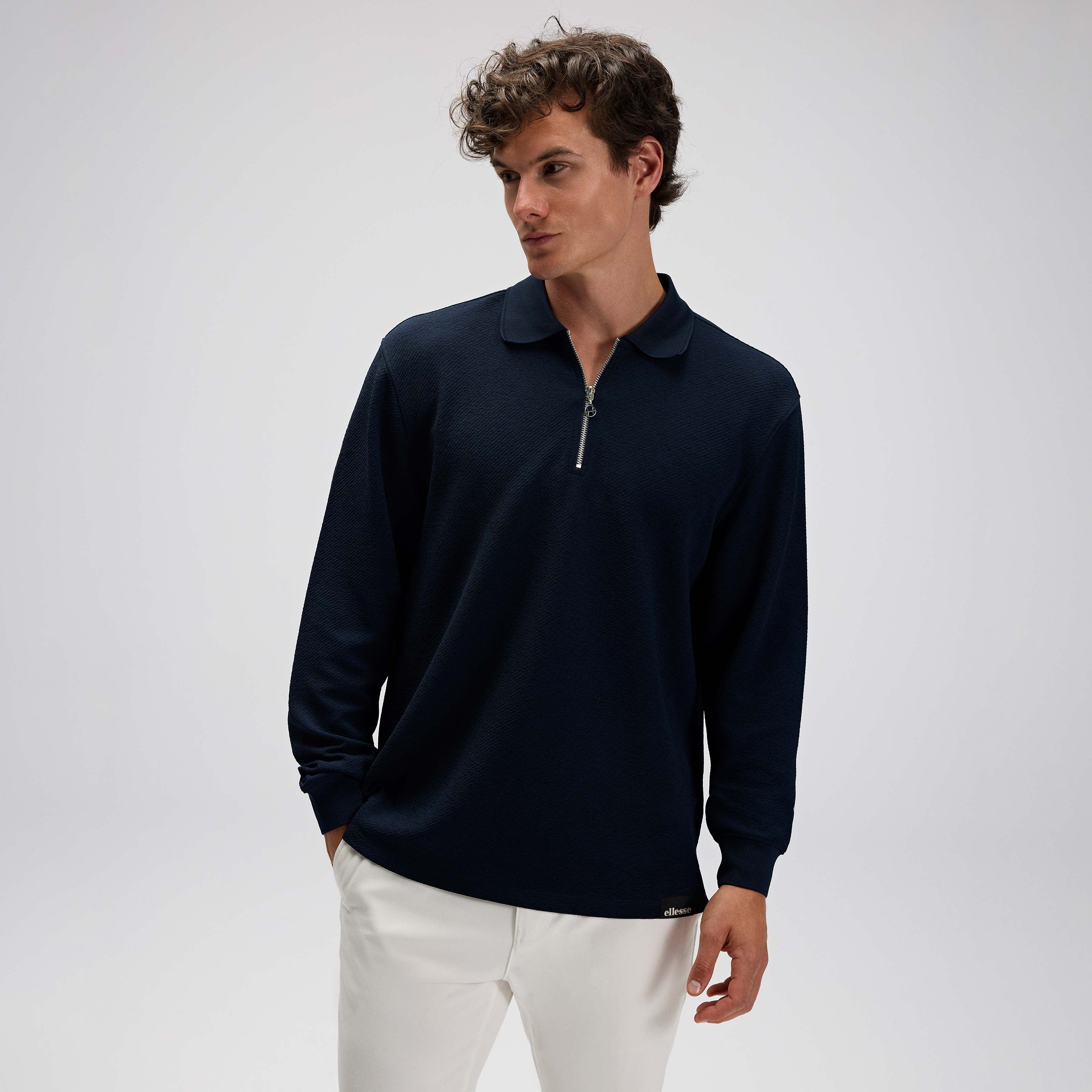 Ellesse Erkek Polo Sweatshirt EM601-NV