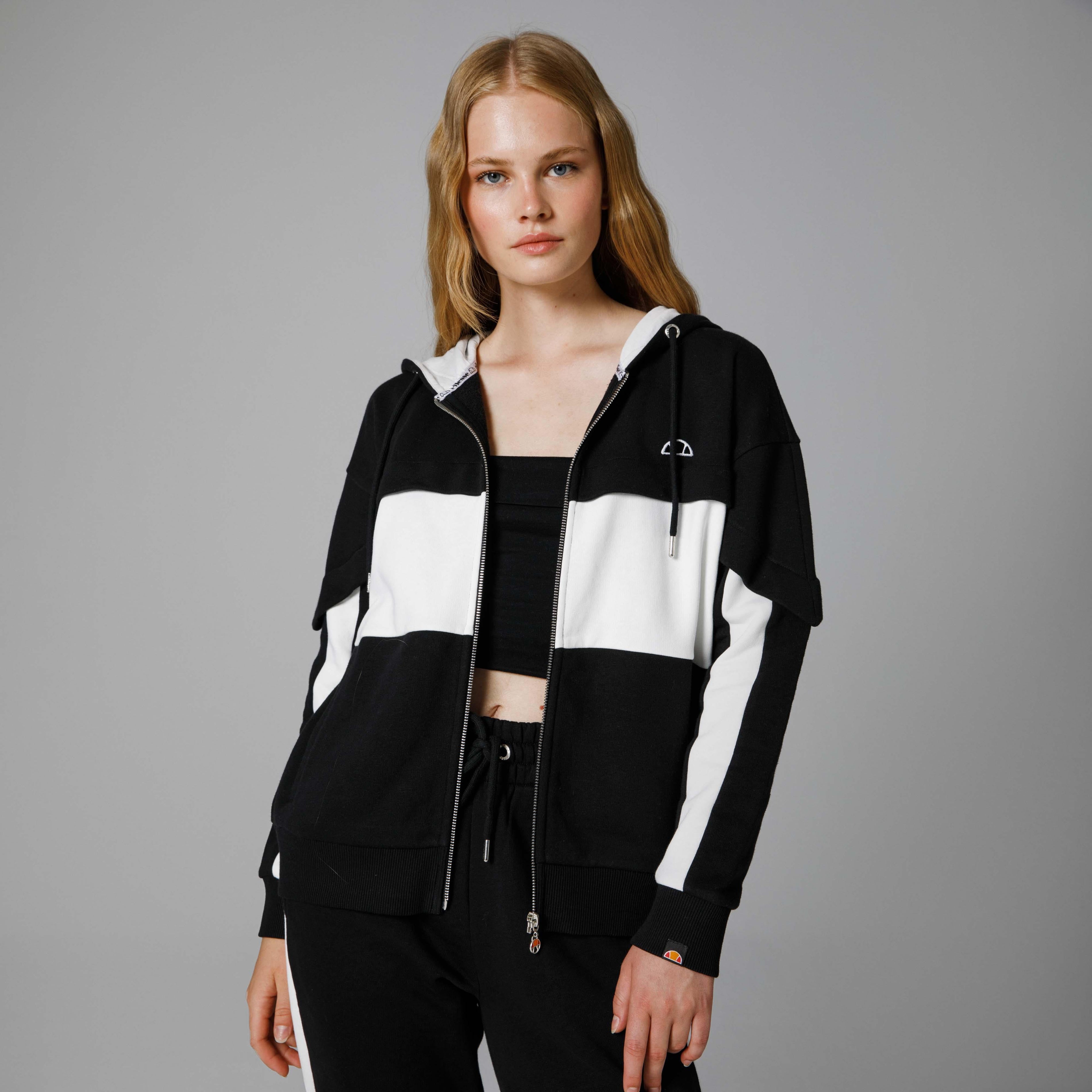 Ellesse Fermuarlı Kapüşonlu Kadın Sweat EF166-BK