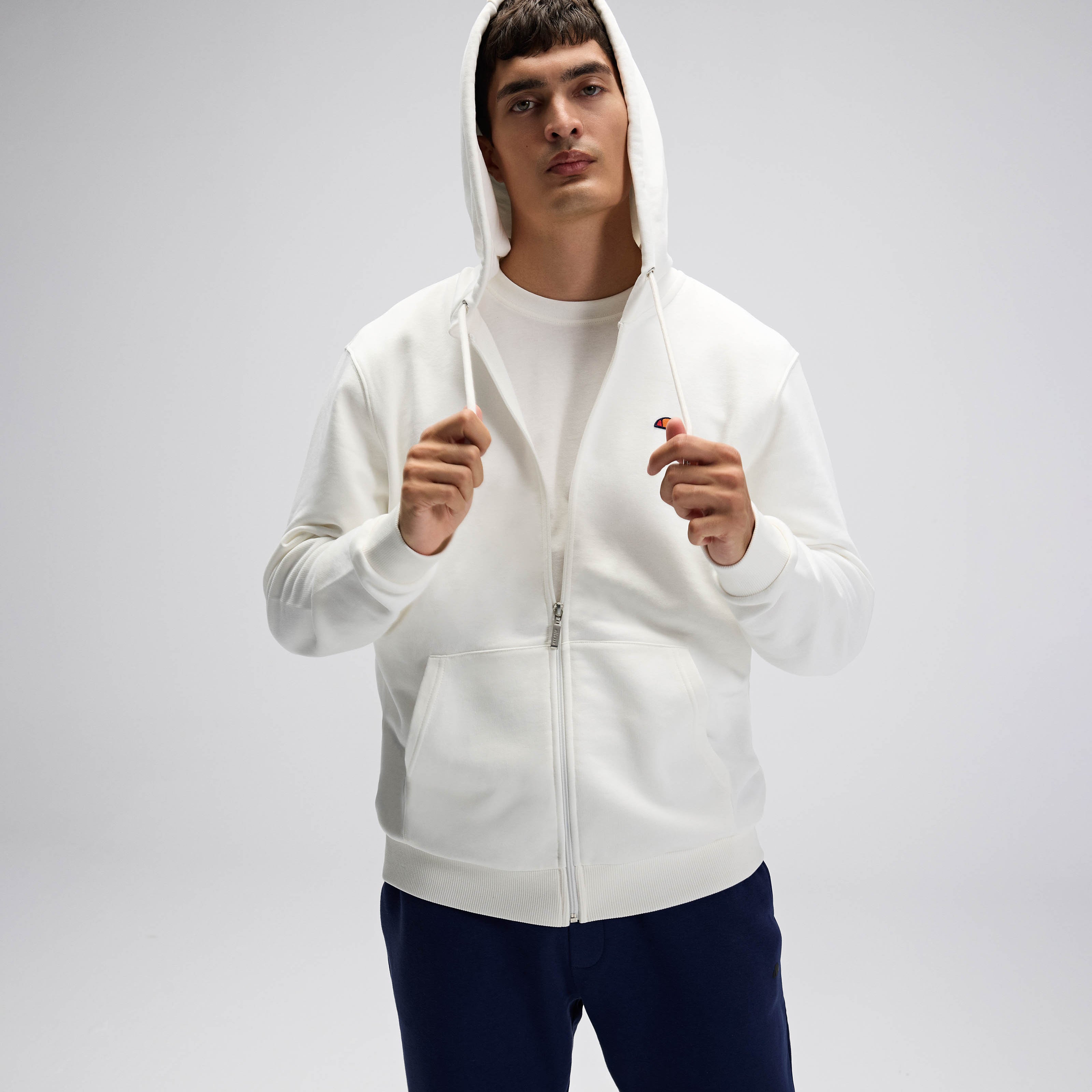 Ellesse Erkek Fermuarlı Kapüşonlu Sweat EM581-OF