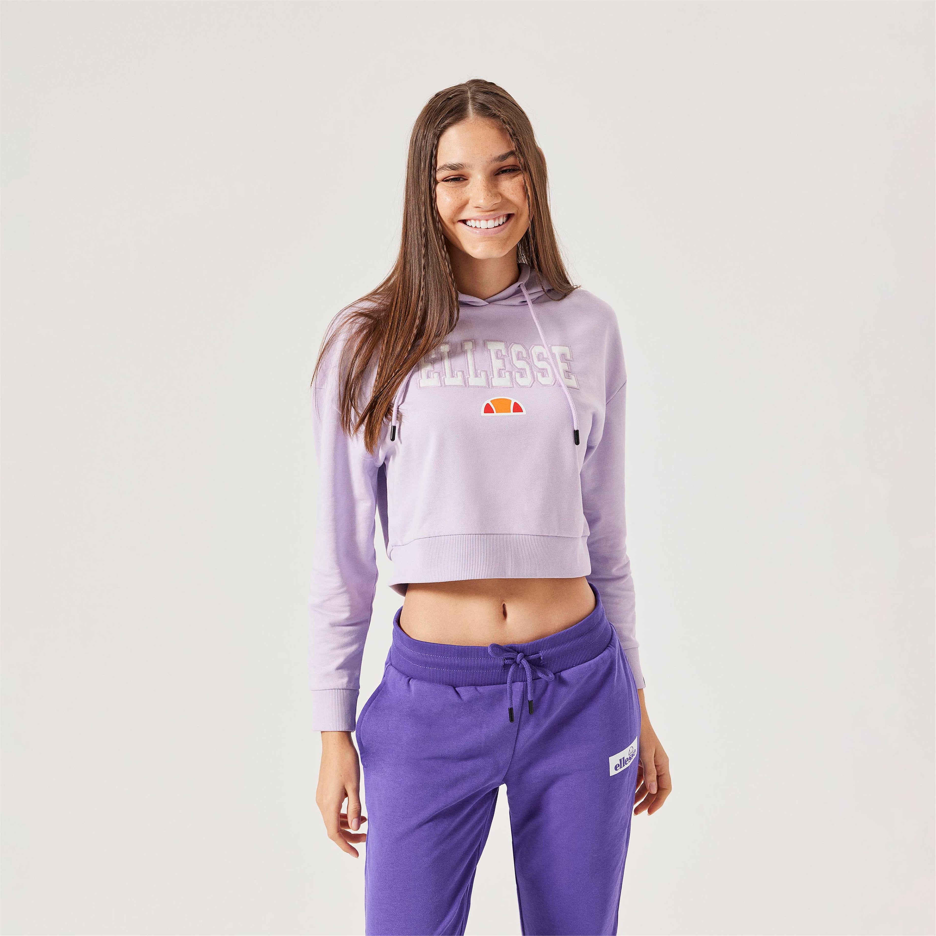 ellesse Kadın Lila Kapüşonlu Sweatshirt F018-LC