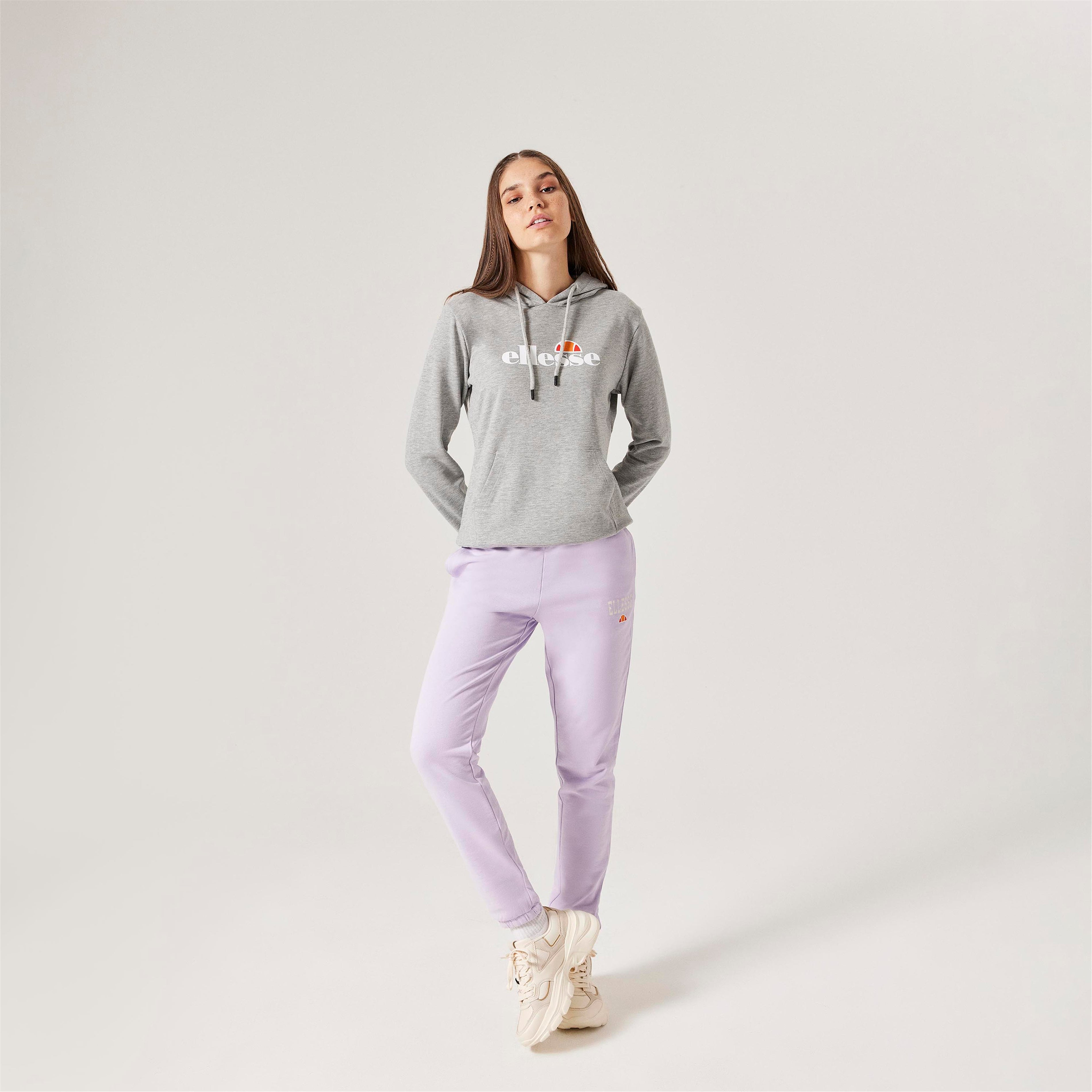 ellesse Kadın Gri Kapüşonlu Sweatshirt F021-GR