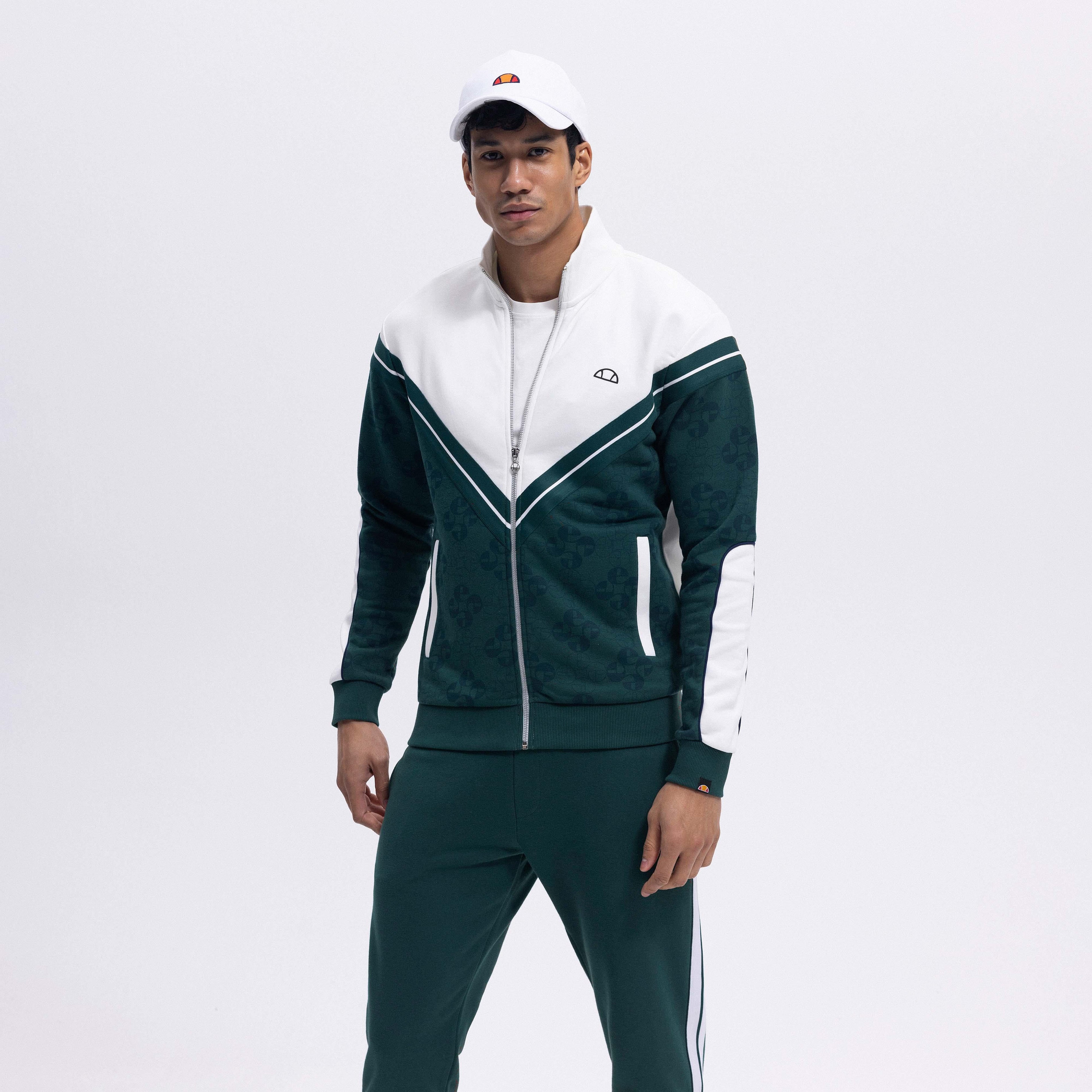 Ellesse Erkek Fermuarlı Sweat EM354-GRN