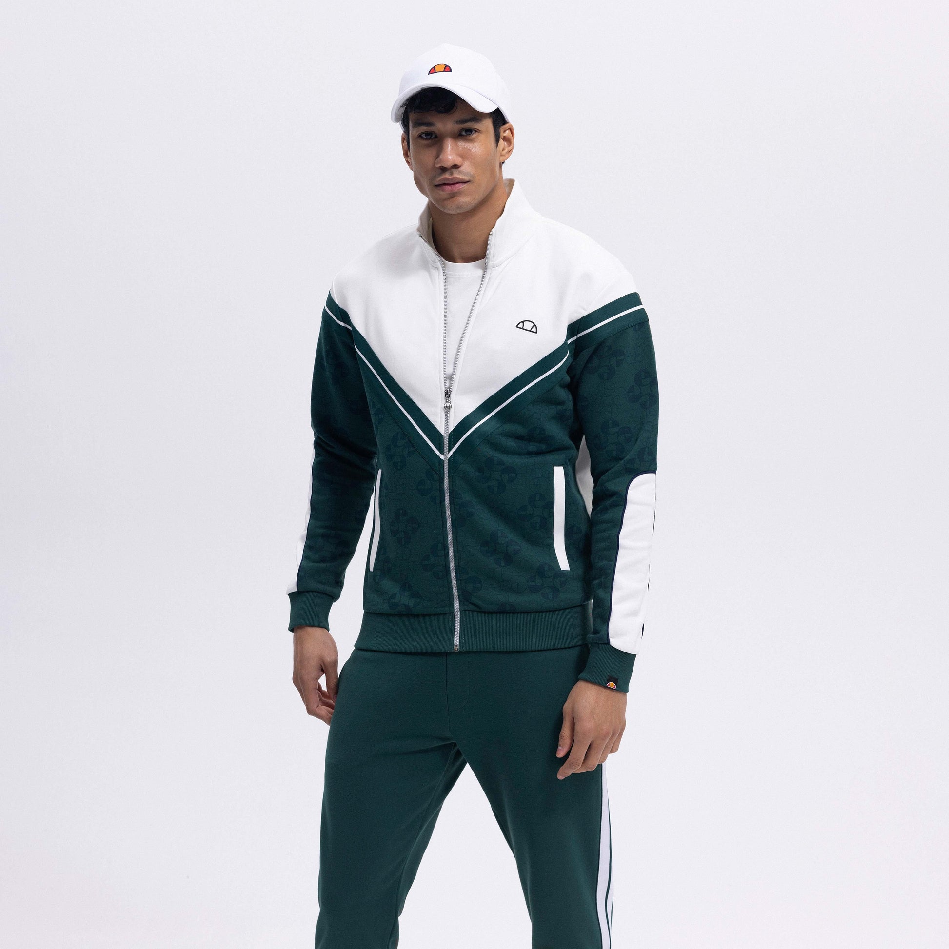 Ellesse Erkek Fermuarlı Sweat EM354-GRN