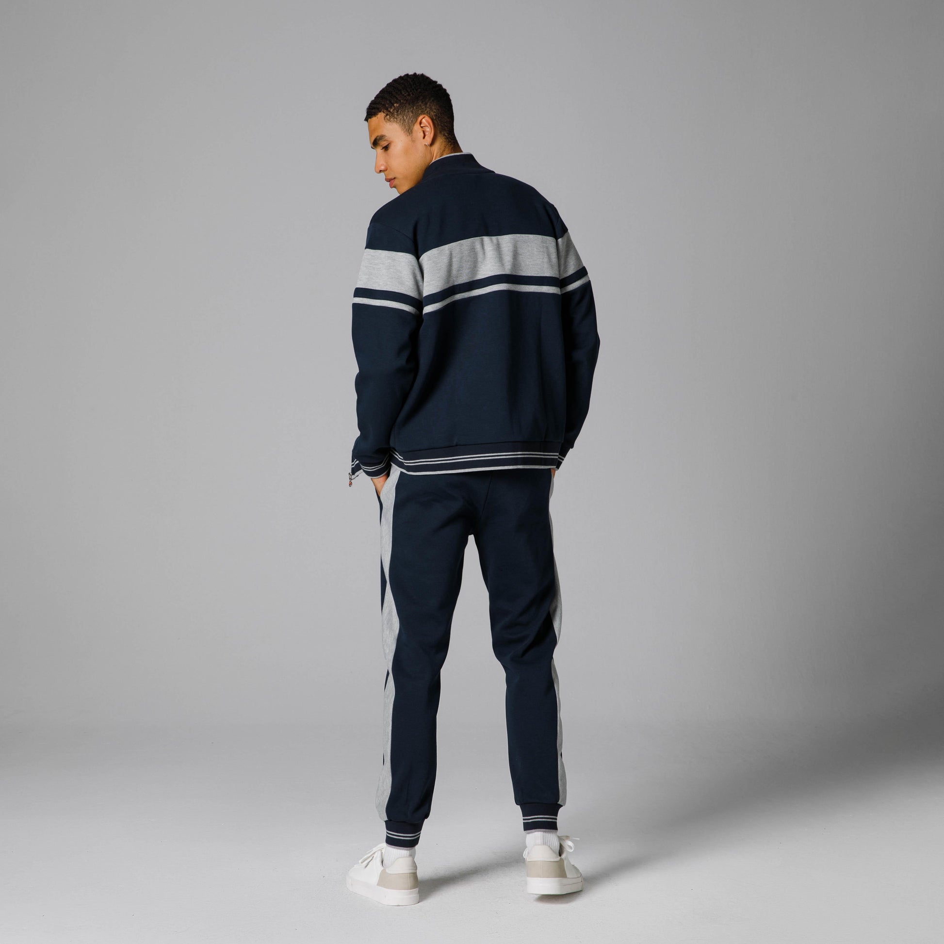 Ellesse Fermuarlı Erkek Sweatshirt EM209-NV