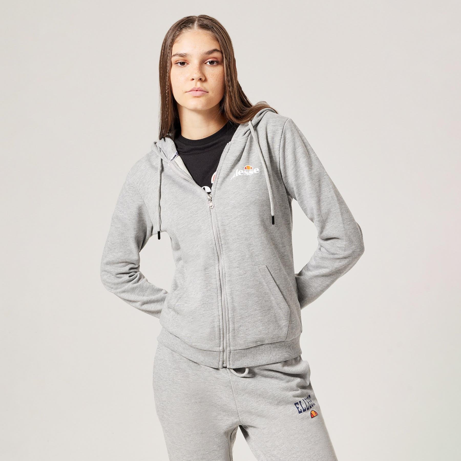 ellesse Kadın Gri Fermuarlı Sweatshirt F025-GR