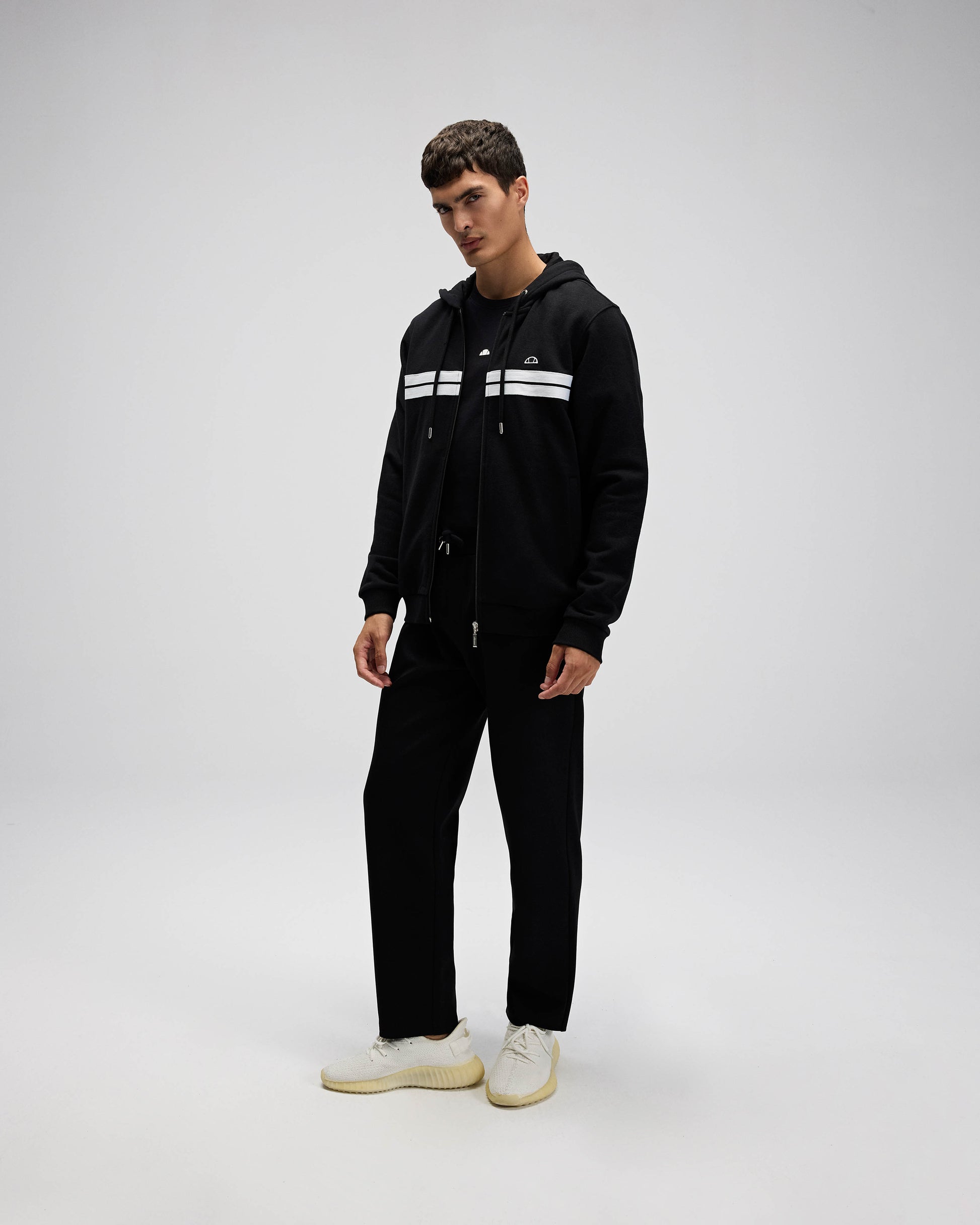 Ellesse Erkek Kapüşonlu Sweatshirt EM617-BK
