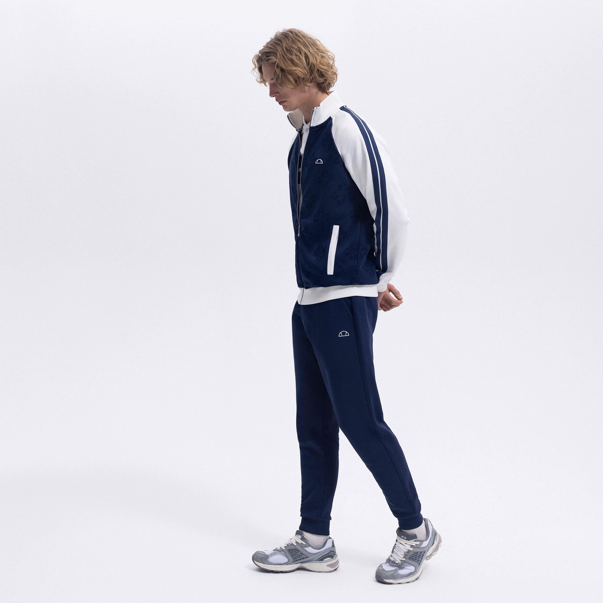 Ellesse Erkek Fermuarlı Sweat EM357-NV