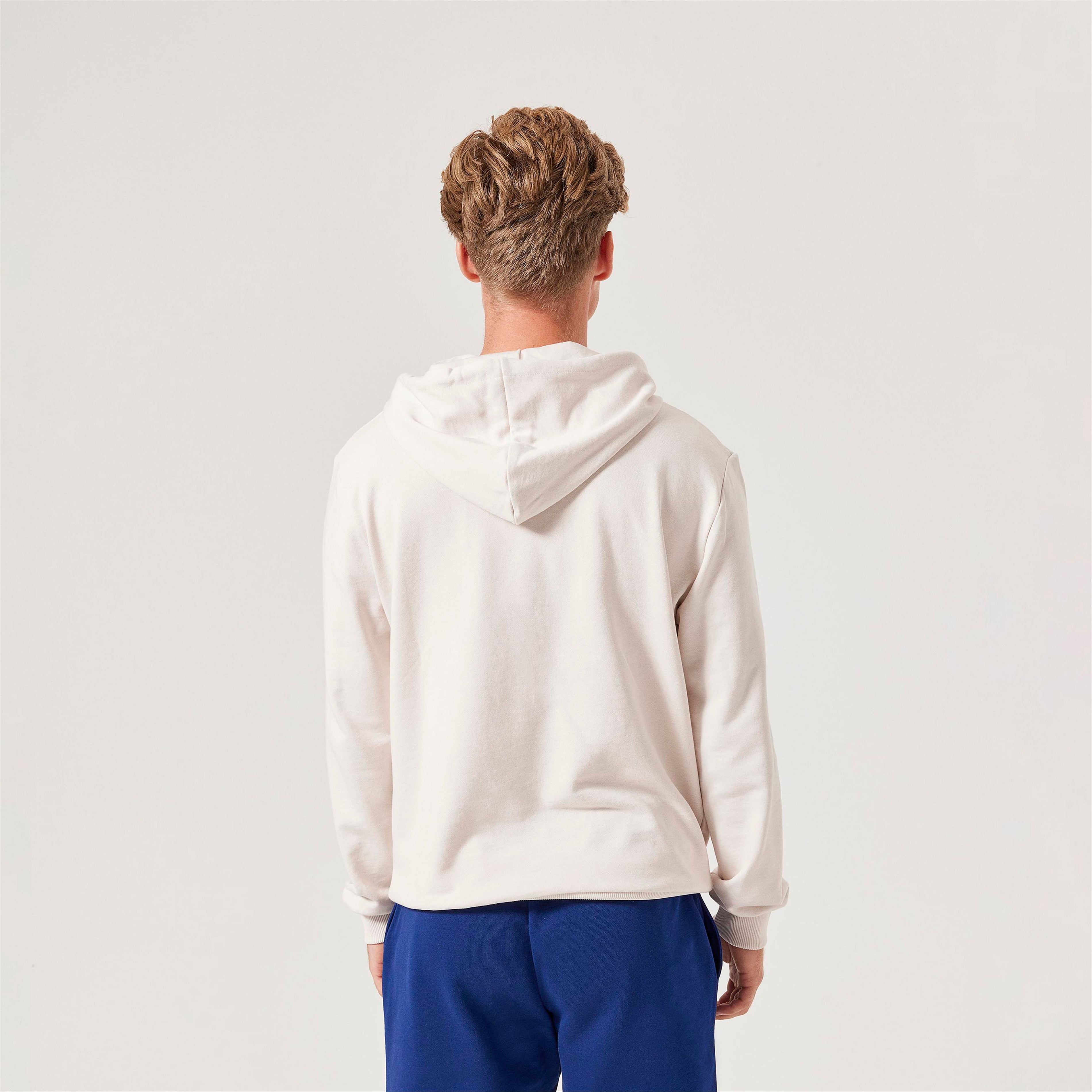 ellesse Erkek Kırık Beyaz Kapüşonlu Sweatshirt M019-OF