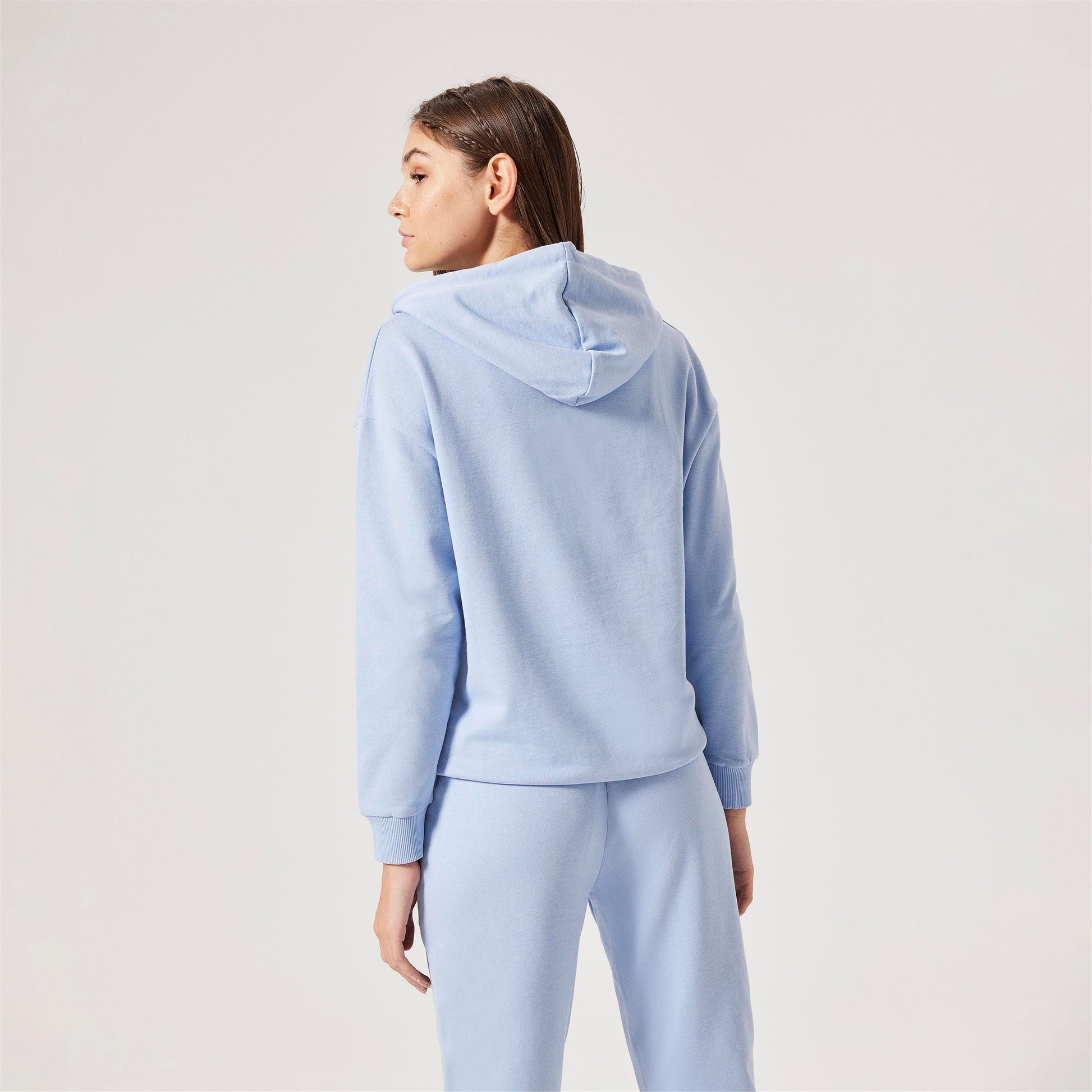 ellesse Kadın Açık Mavi Kapüşonlu Sweatshirt F009-LBL