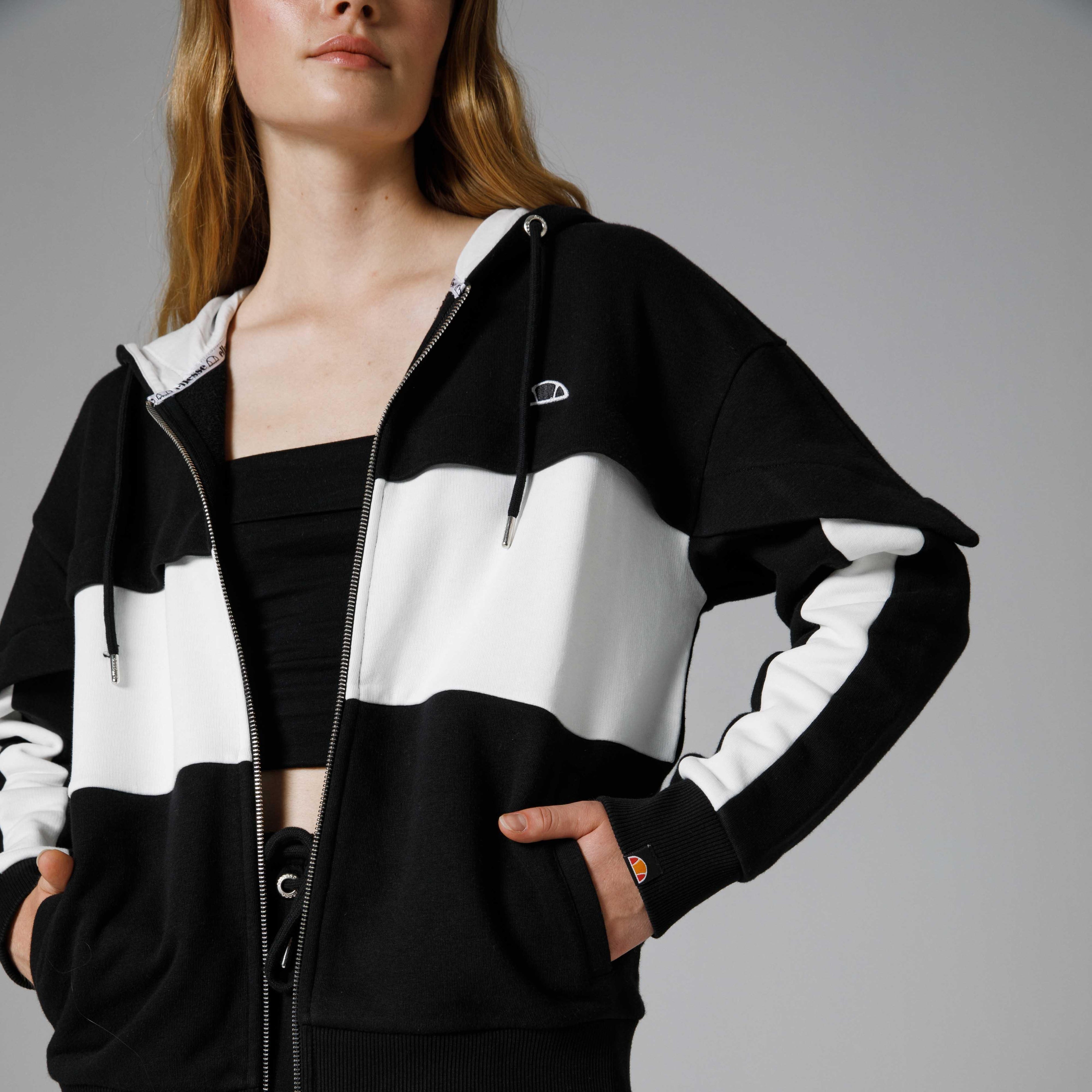 Ellesse Fermuarlı Kapüşonlu Kadın Sweat EF166-BK