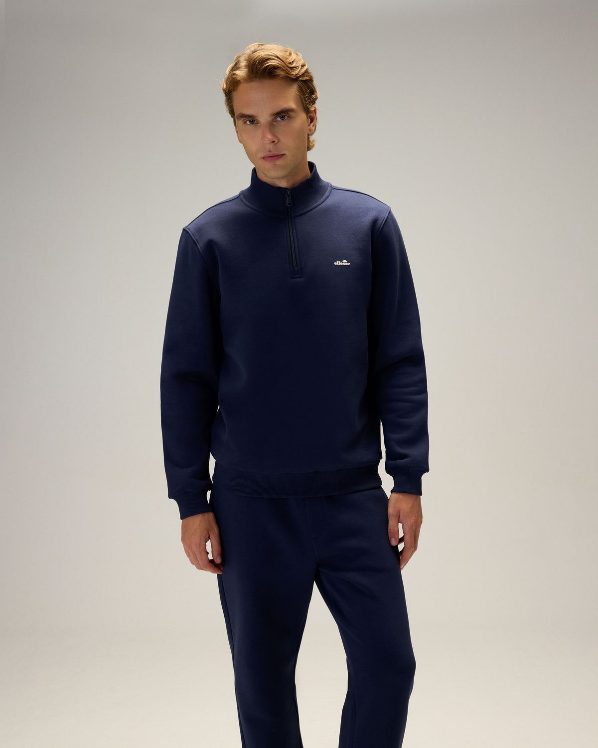 Ellesse Fermuarlı Erkek Sweatshirt 6wm1010-Nv