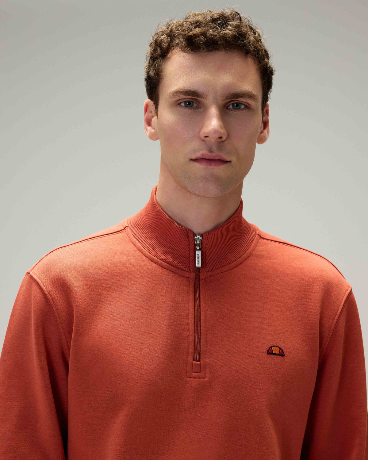 Ellesse Yarım Fermuarlı Erkek Sweatshirt 5WM3580-BR